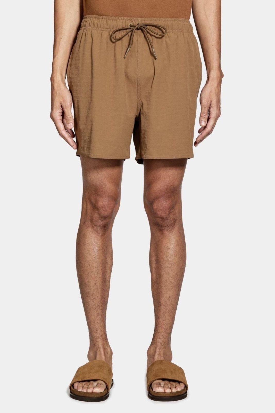 Imagem principal Shorts Aramis de Elástico Liso Maquinetado Cáqui Aramis bege