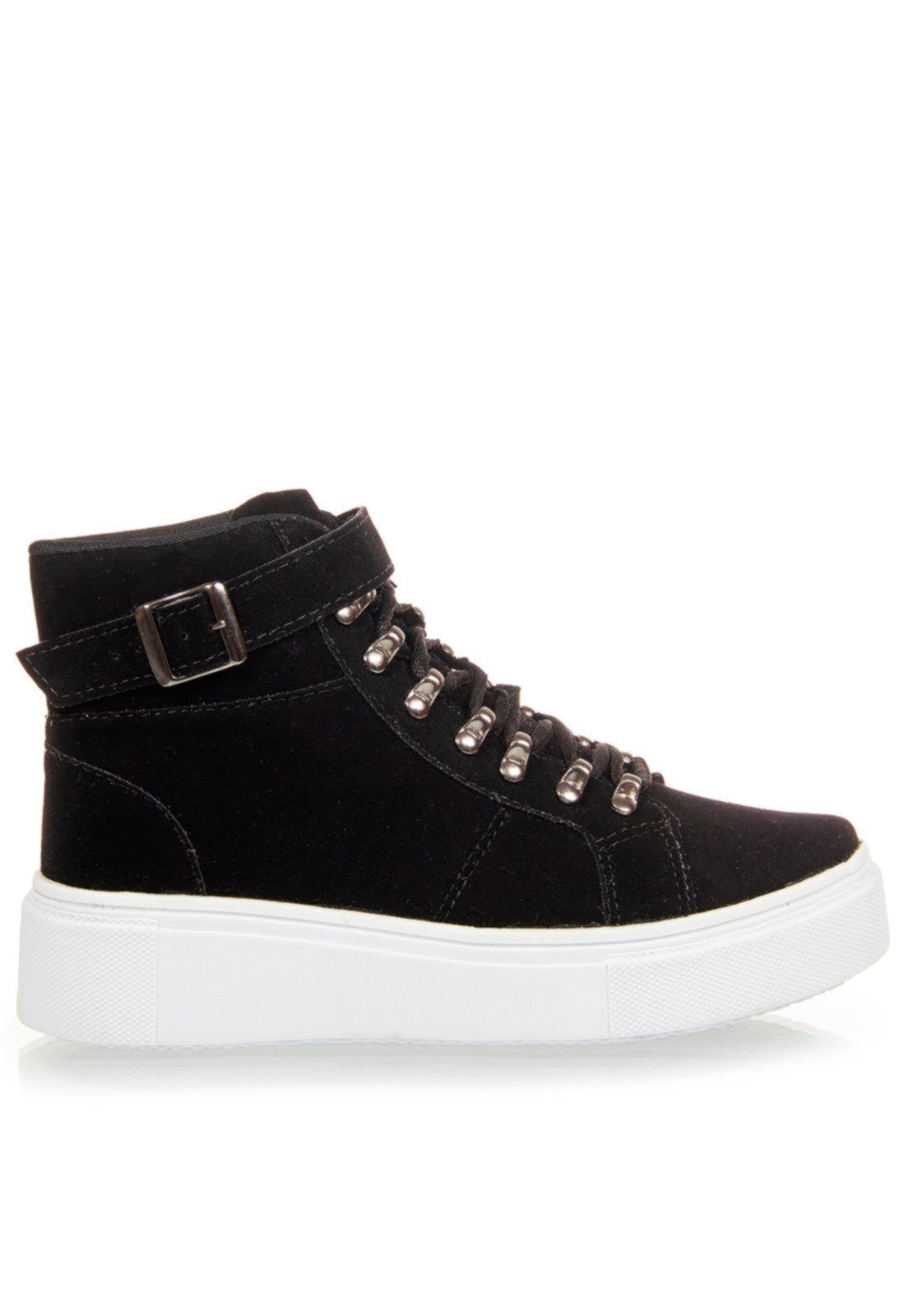 Imagem principal Tênis Botinha Casual Salook Solado Branco Salook preto