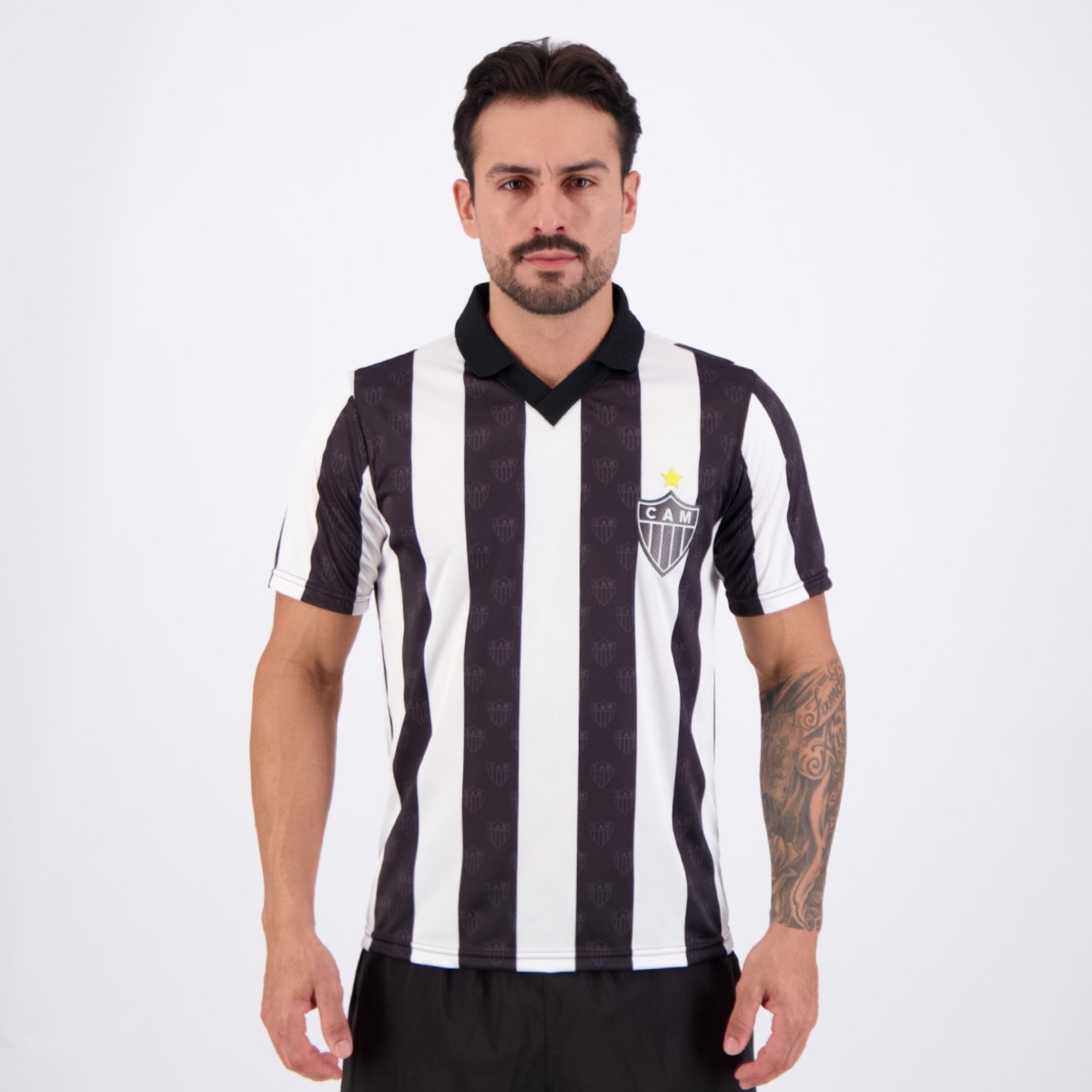 Imagem principal Camisa Atlético Mineiro Retrô 1991 N°13 Oldoni preto