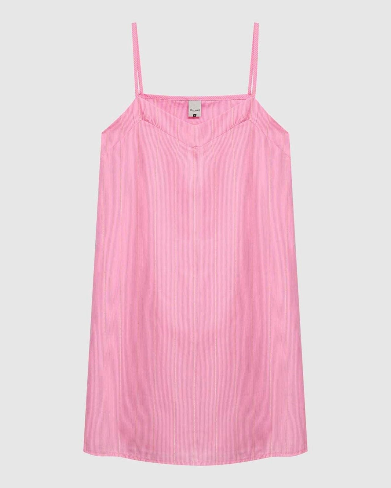 Imagem principal Vestido Feminino Decote V Alça Fina Em Tricoline Malwee pink