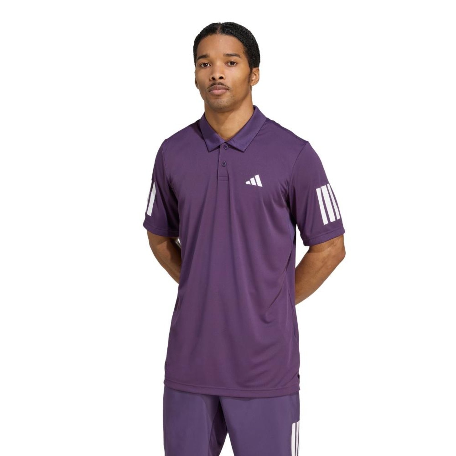 Imagem principal Camisa Polo clube Tennis Três Listras adidas Performance adidas performance roxo