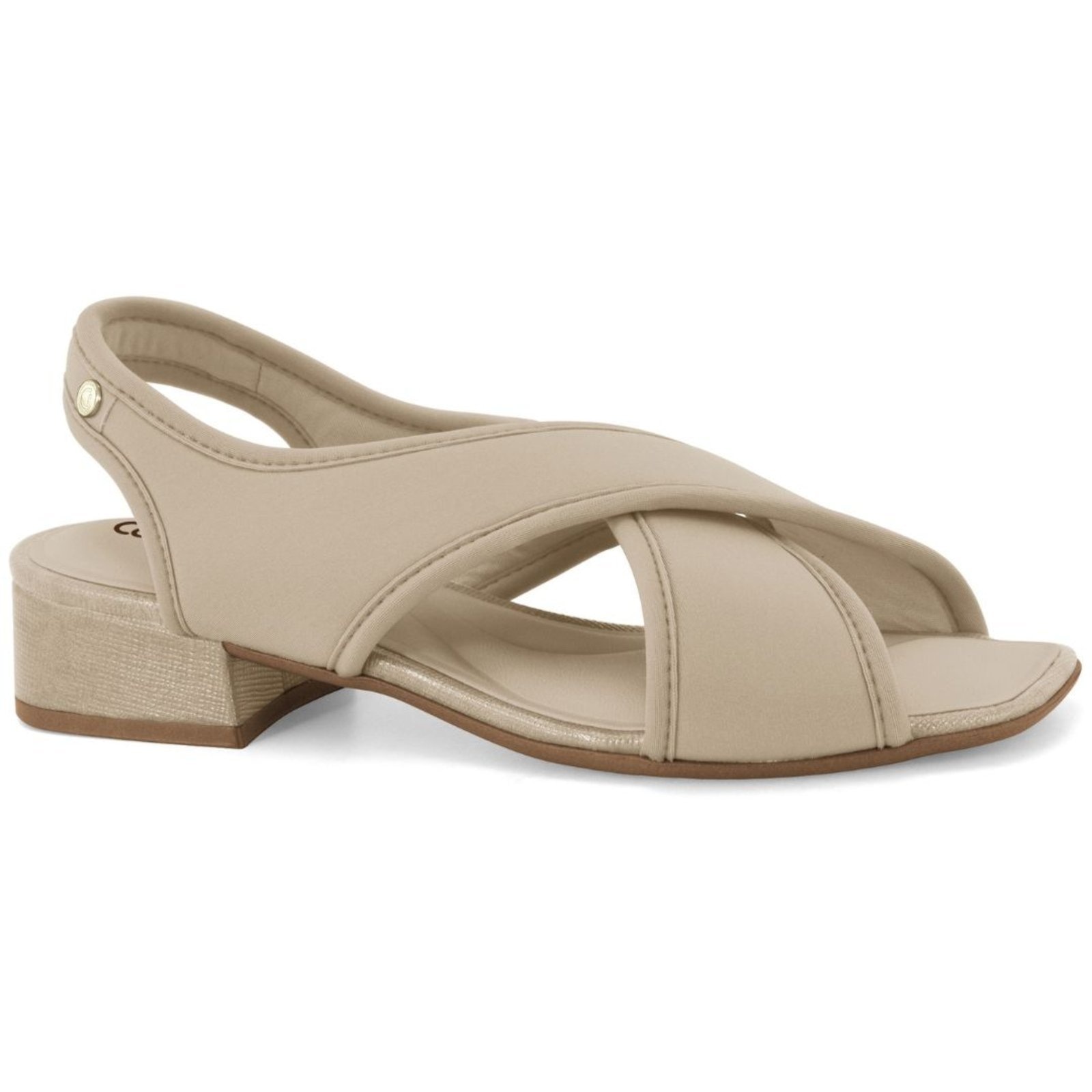 Imagem principal Sandália Feminina Almond Anatômica Comfortflex 2555409-2 Comfortflex bege