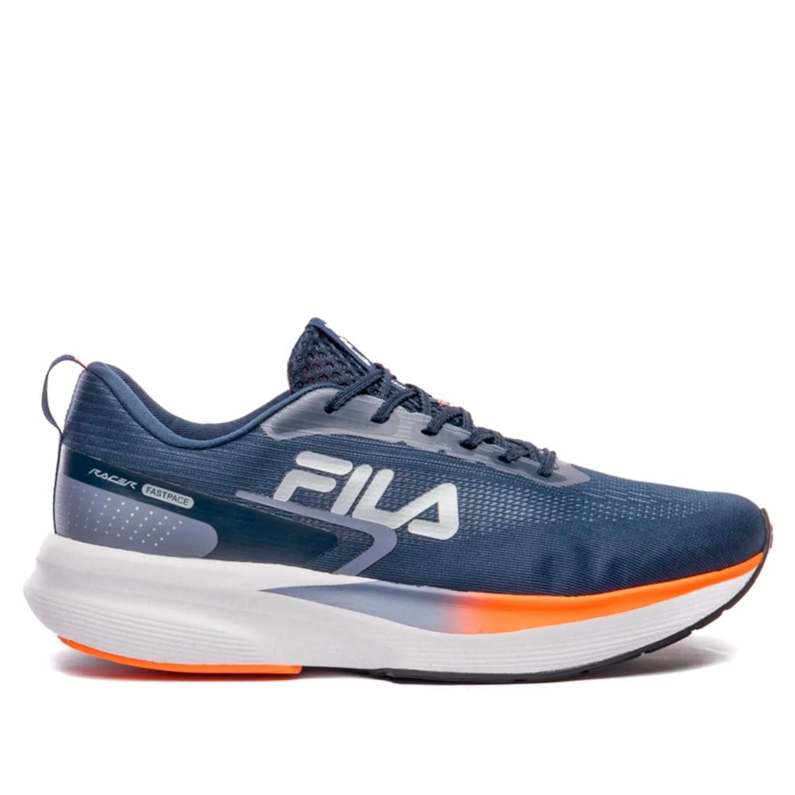Imagem principal Tênis Masculino Fila Racer Fastpace Marinho/Laranja Fila azul marinho