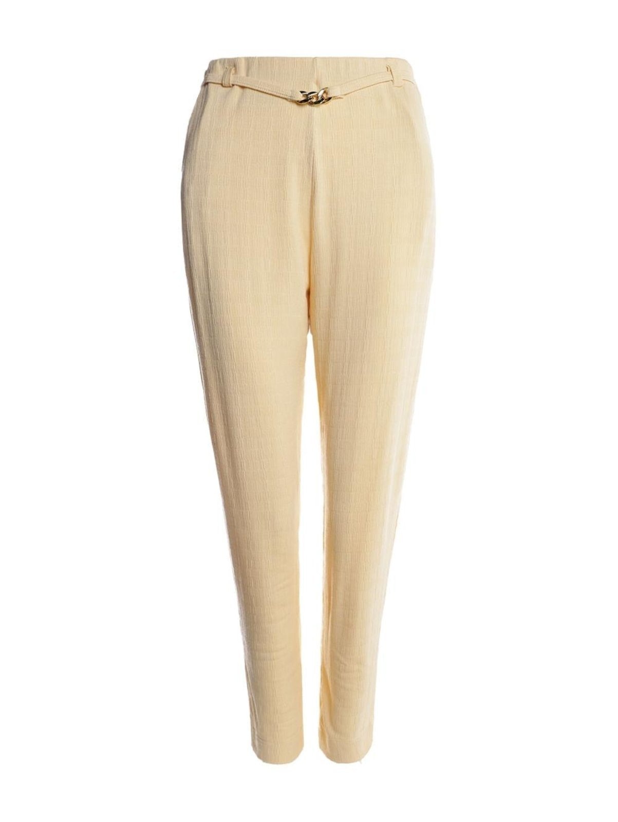 Imagem principal Calça Cropped Detalhe Corrente Feminina AREIA Autentique amarelo