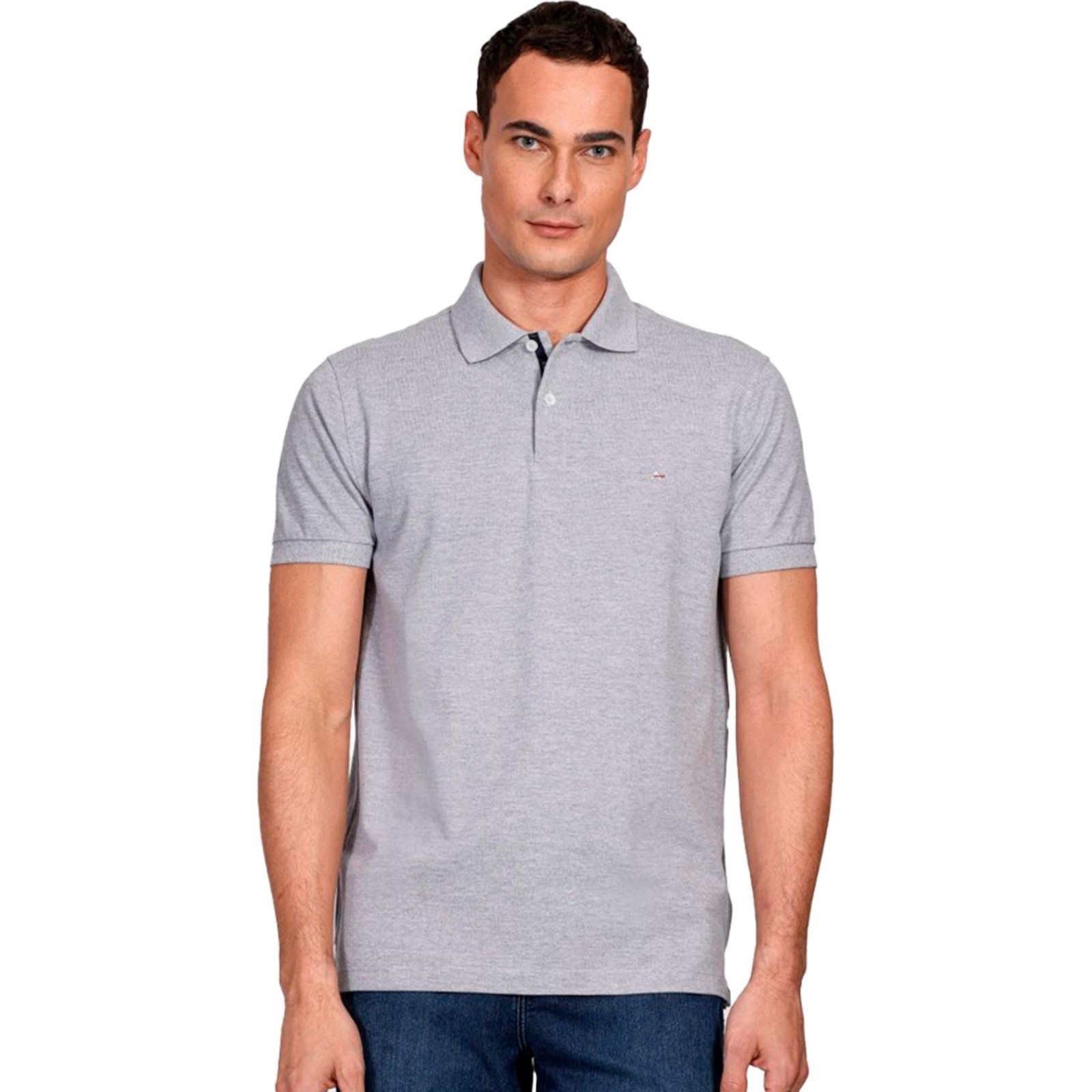 Imagem principal Camisa Polo Aramis Detail Ve25 Mescla Masculino Aramis cinza