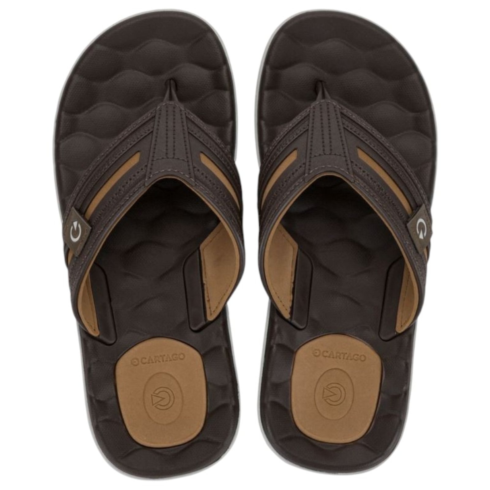 Imagem principal Chinelo Masculino Cartago Egeu 4 Dedo 12530 Grendene marrom