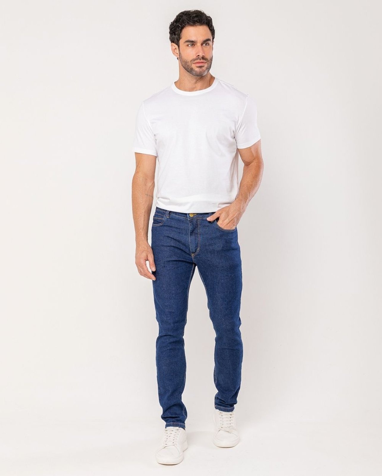 Imagem principal Calça Slim Fit Masculina 25124 Escura Consciência jeans
