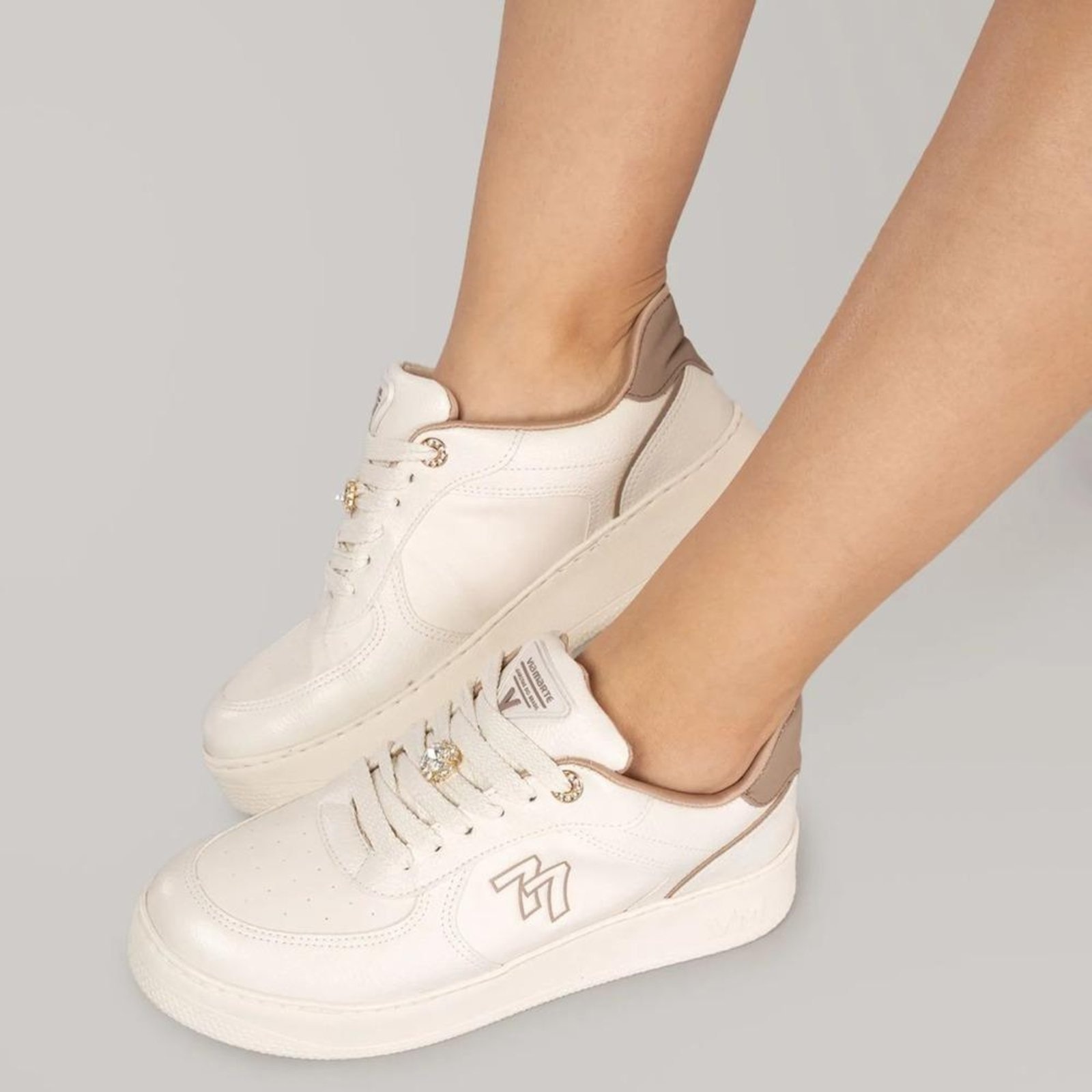 Imagem principal Tênis Casual Via Marte 77 Feminino Off-white VIA MARTE off-white white