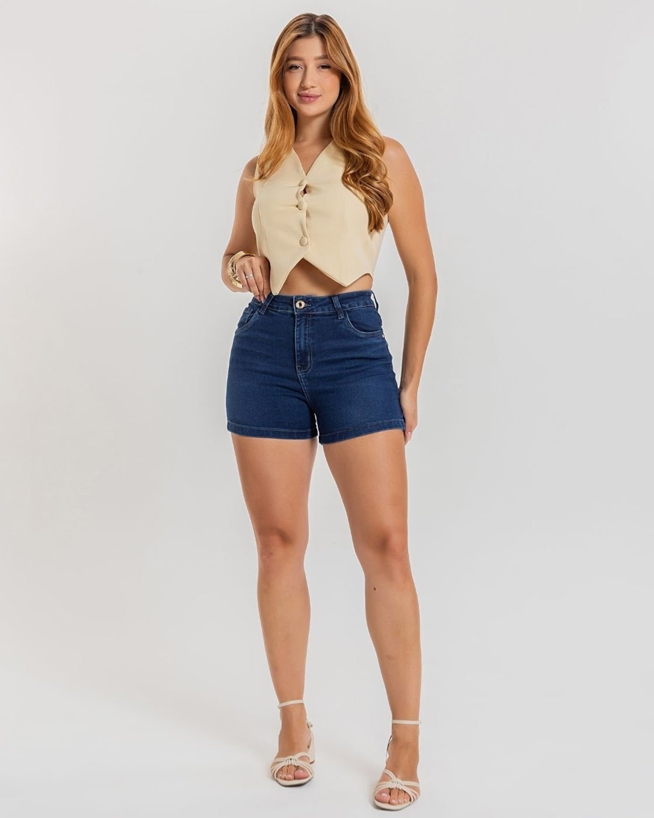 Imagem principal Shorts Feminino Curto - Black Jeans - Verde Claro Black Jeans jeans black