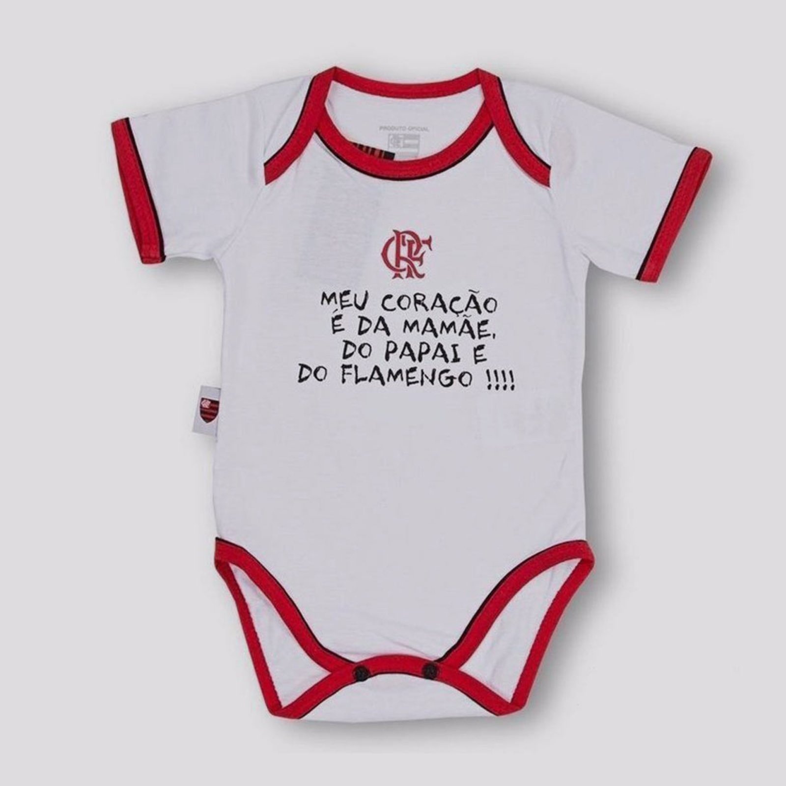 Imagem principal Body Flamengo Shield e Vermelho Reve D´or branco
