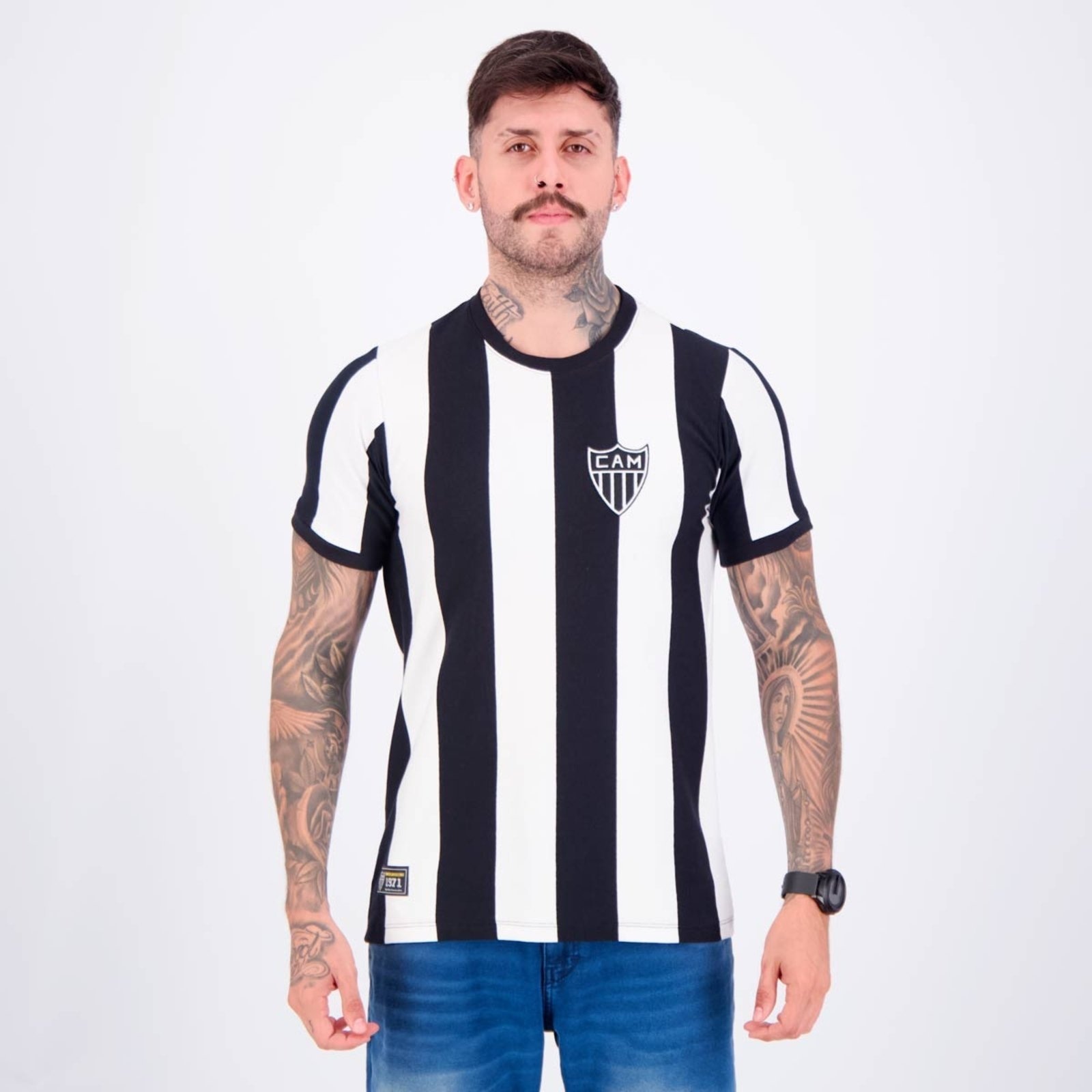 Imagem principal Camisa Atlético Mineiro Retrô II 1971 Retrômania branco