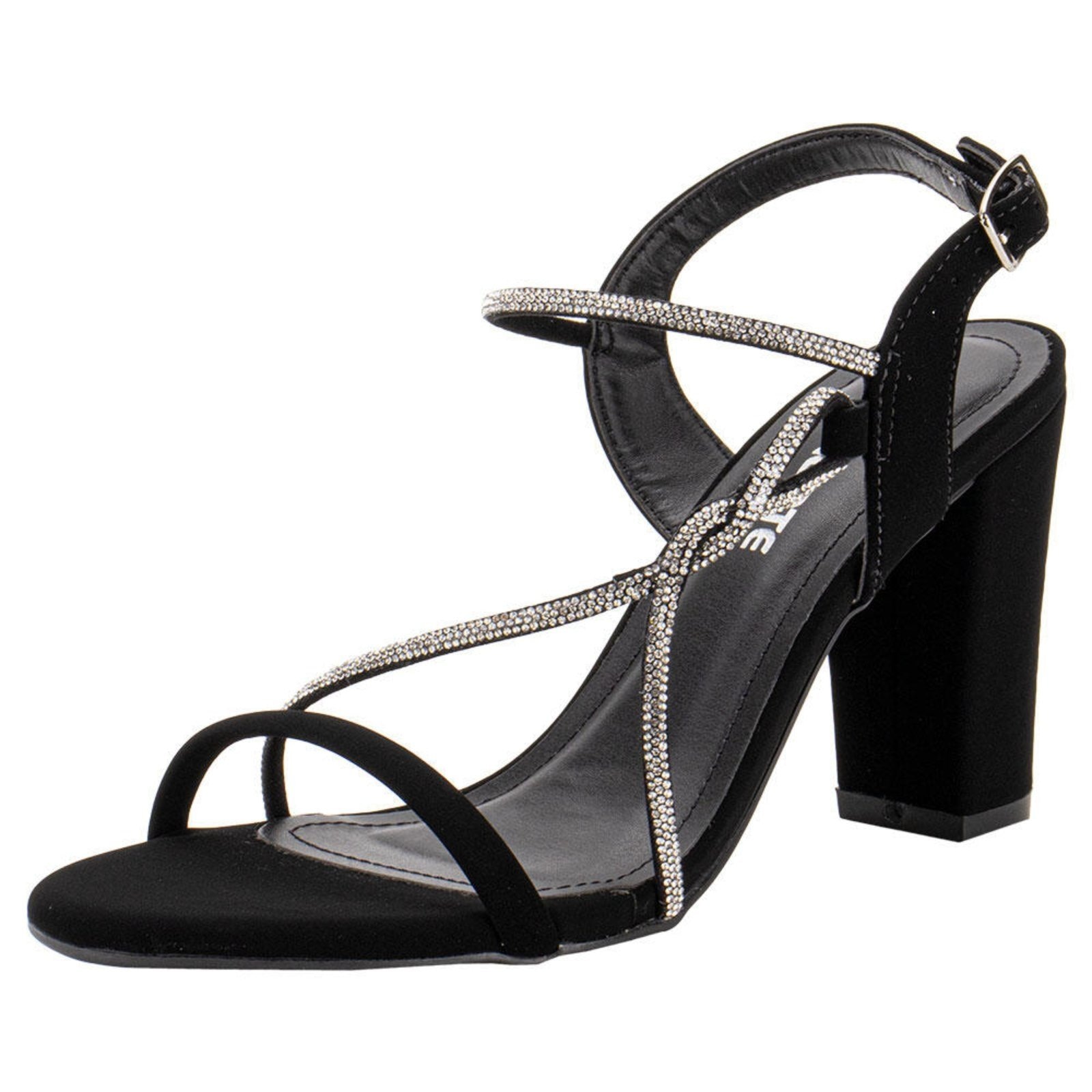 Imagem principal Sandália Feminina Salto Grosso Via Marte 142001 A5832001 VIA MARTE preto