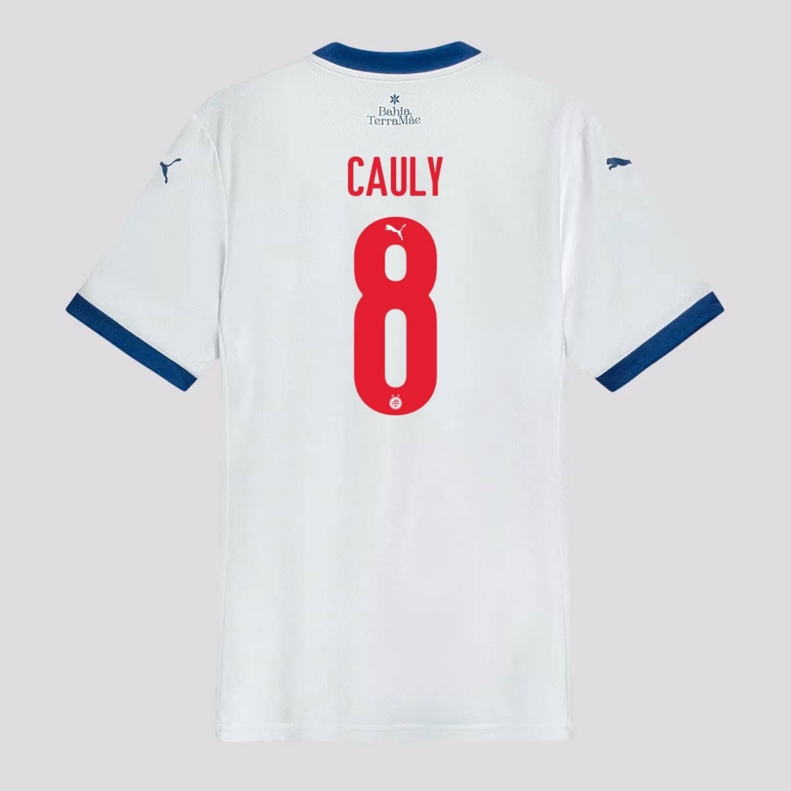 Imagem principal Camisa Puma Bahia I 2025 8 Cauly Puma branco