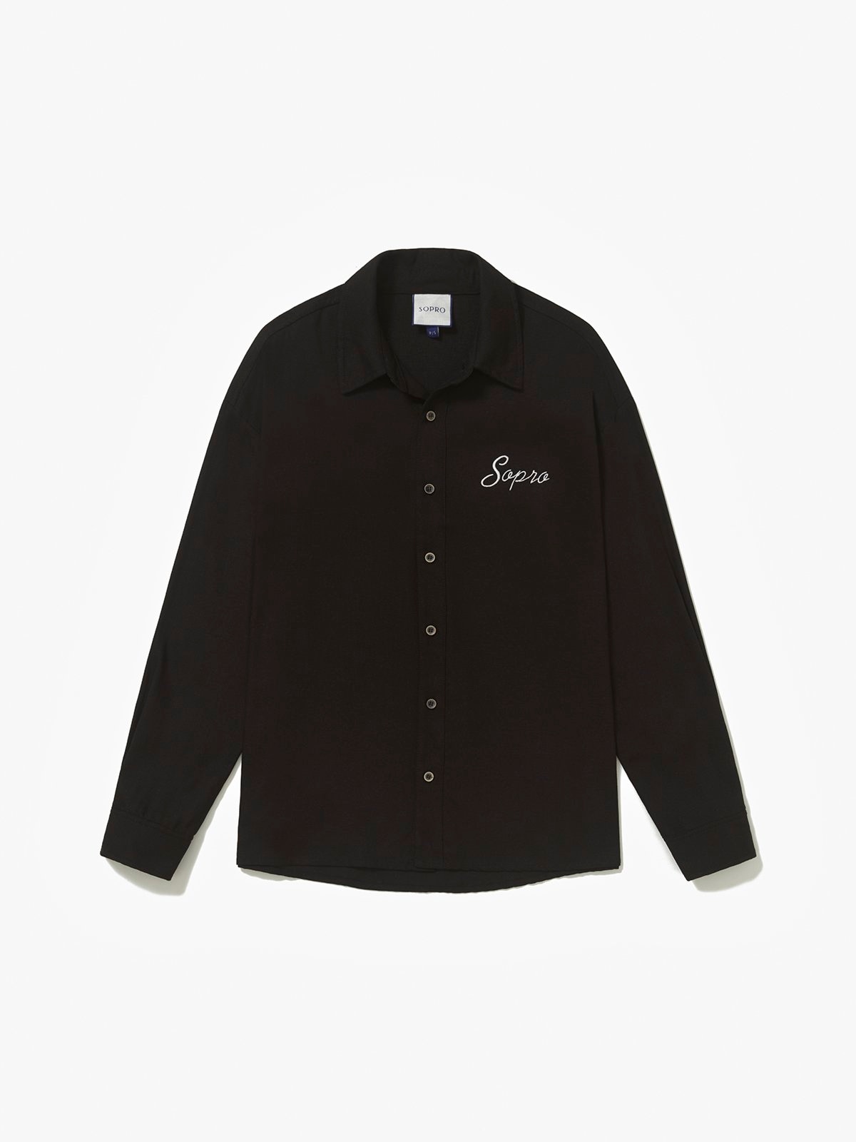 Imagem principal Camisa de Linho Sopro Tradição Sopro preto