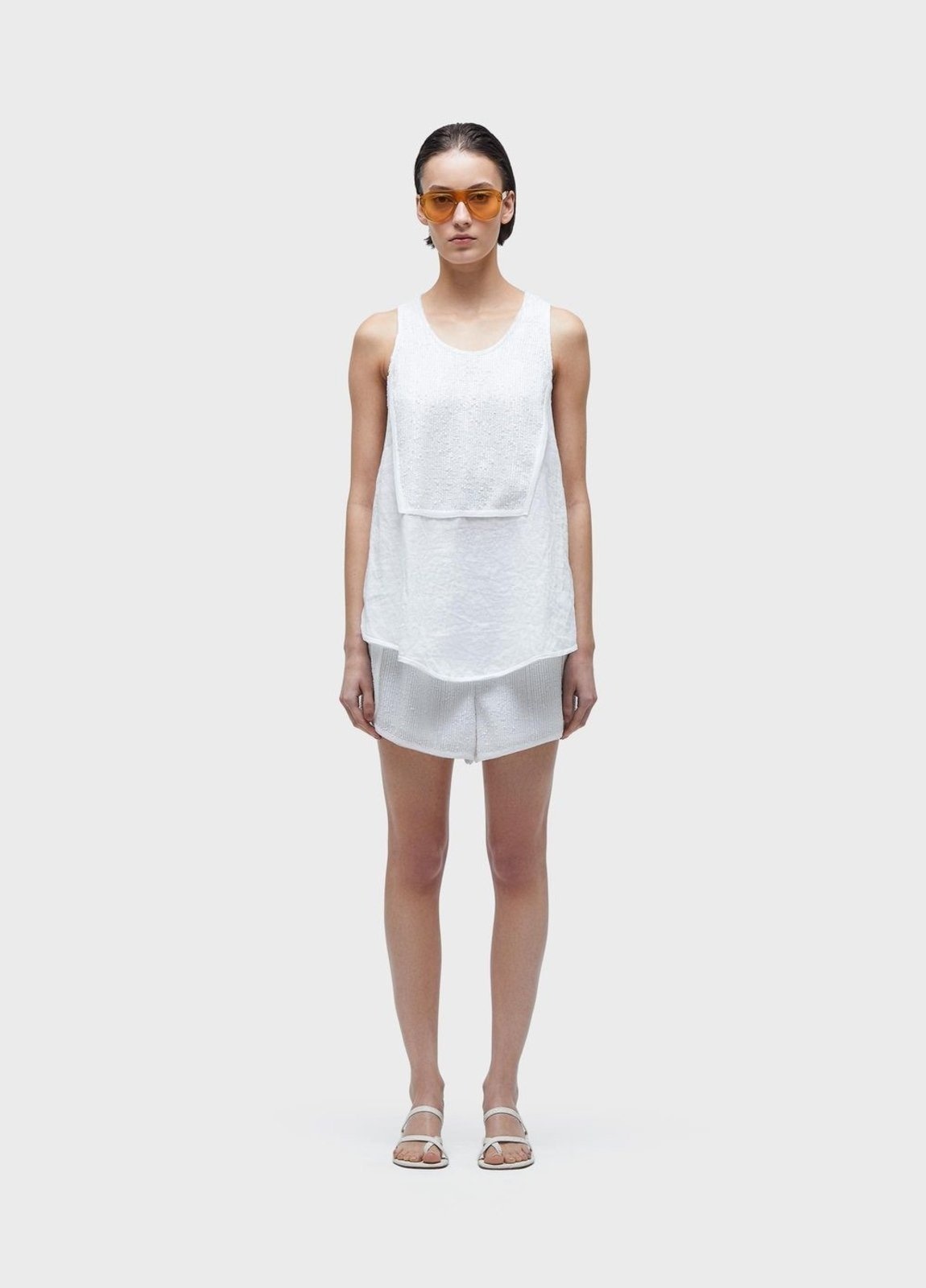 Imagem principal Short running linen paete Osklen off-white