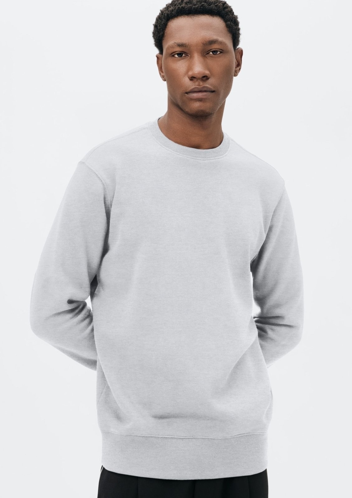 Imagem principal Blusão Básico Masculino Comfort Em Moletom Peluciado Hering cinza