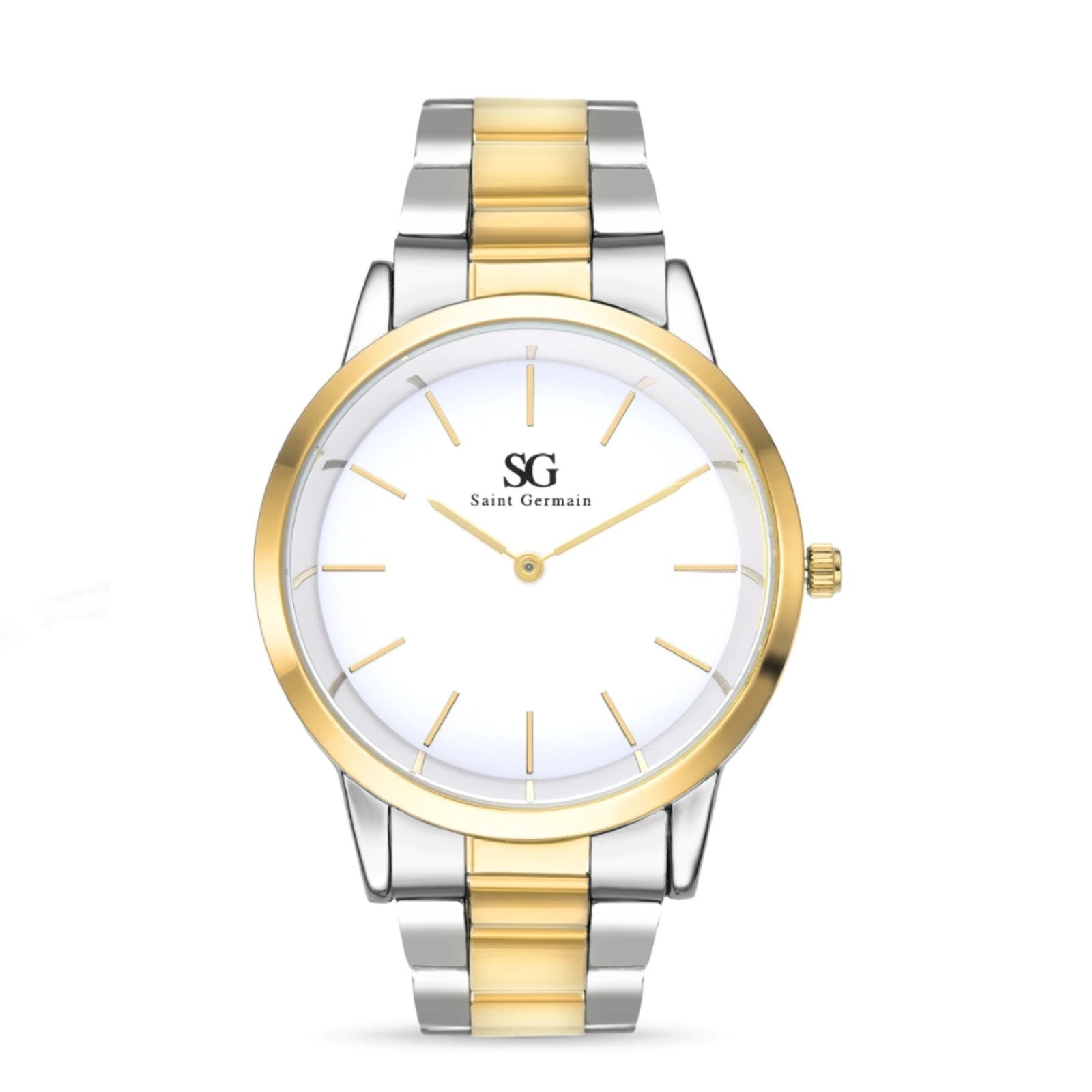 Imagem principal Relógio Feminino Saint Germain Belmont Bicolor e 40mm Pulseira de Metal Saint Germain Brand dourado/prata