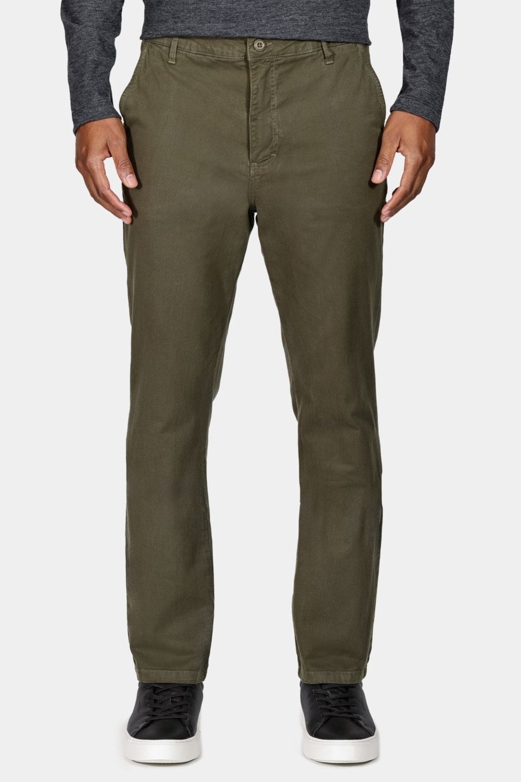 Imagem principal Calça Chino Básica Militar Aramis verde