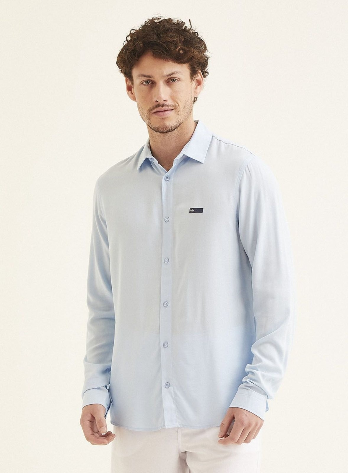 Imagem principal Camisa Masculina Manga Longa Casual Triton Skey Triton azul