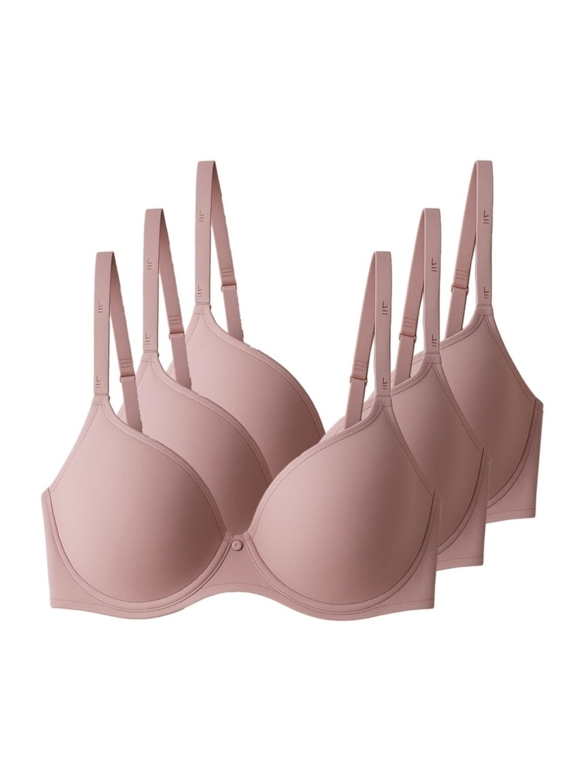 Imagem principal Kit com 3 Sutiãs com Aro e Bojo Liz 51381 Taça D Liz rosa