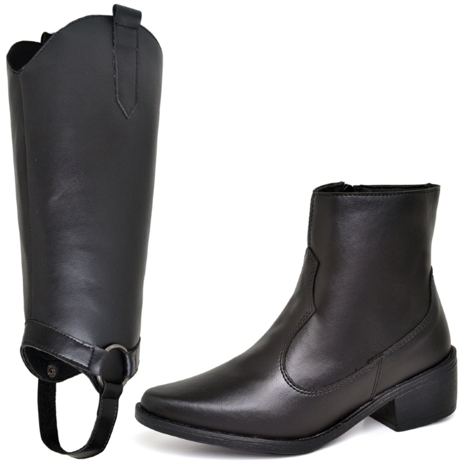 Imagem principal Bota Feminina Country 2 em 1 DUBUY 1706FG DUBUY preto