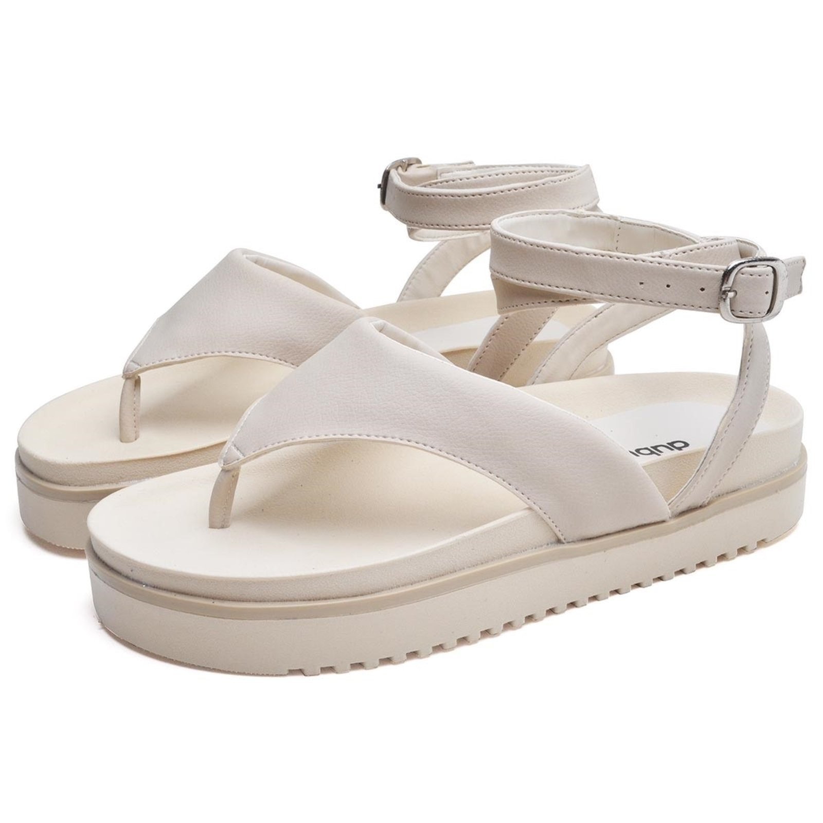 Imagem principal Sandália Feminina Papete DUBUY 2046FG Off-White DUBUY off-white white