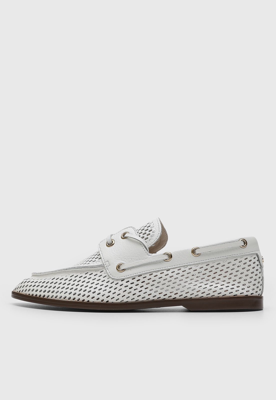 Imagem principal Mocassim Feminino Capodarte Vazado Capodarte branco