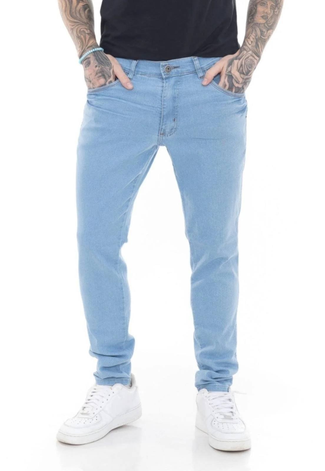 Imagem principal Calças Super Skinny Jeans Premium II Street Delave ER ESTILO RENOVADO azul