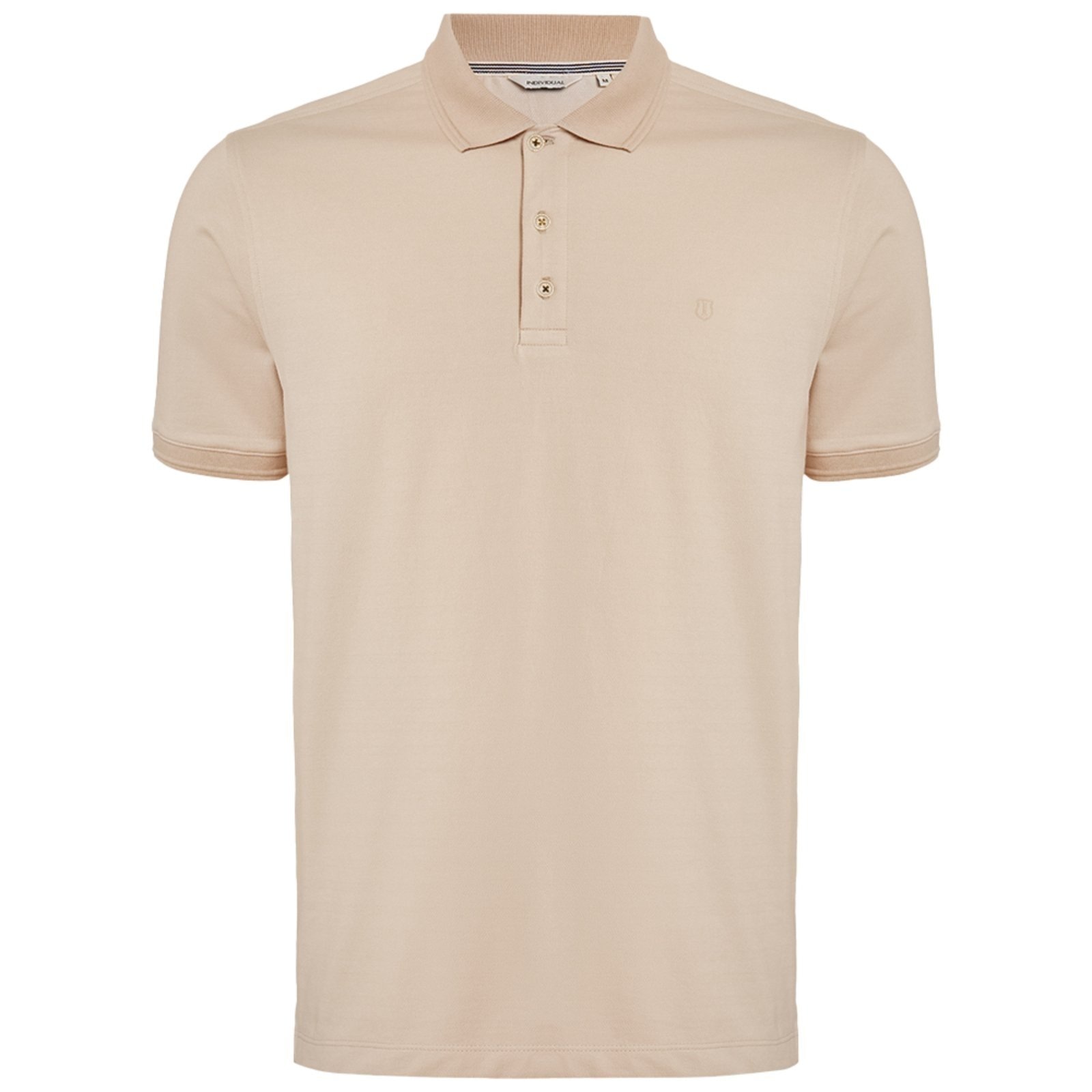 Imagem principal Camisa Polo Individual Maquinetada Ou25 Masculino Individual bege