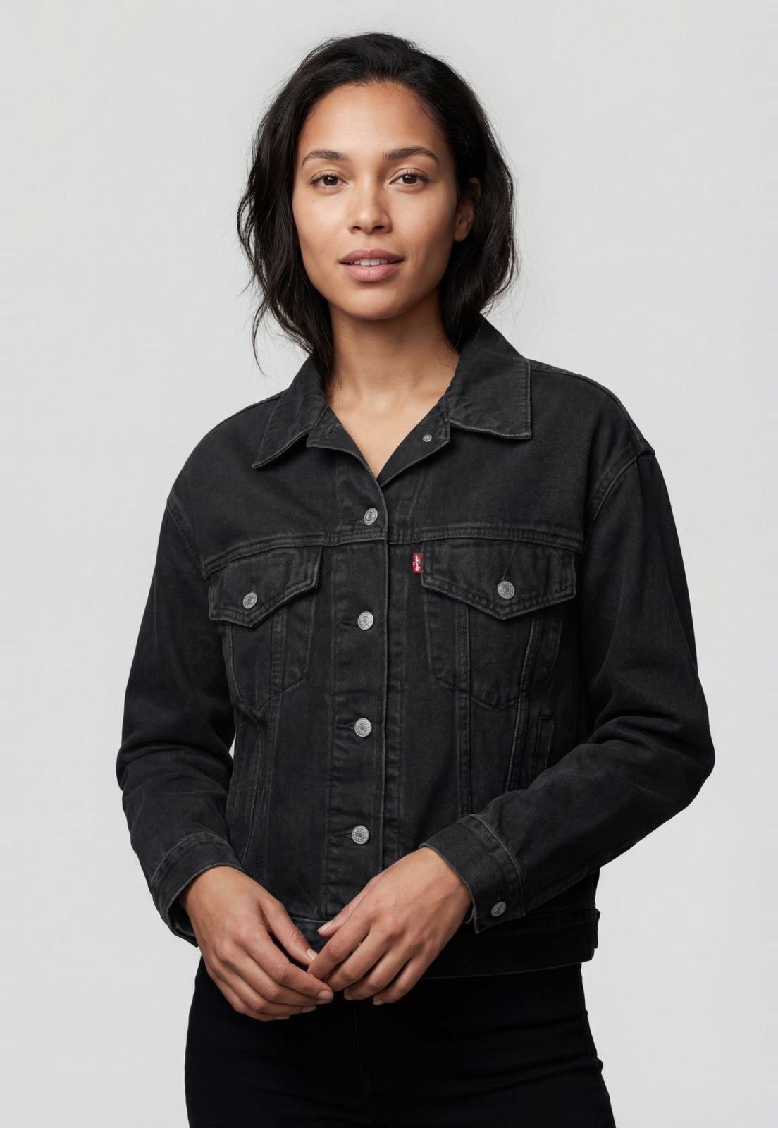 Imagem principal Jaqueta Feminina Levis 90S Trucker Preta Levis preto