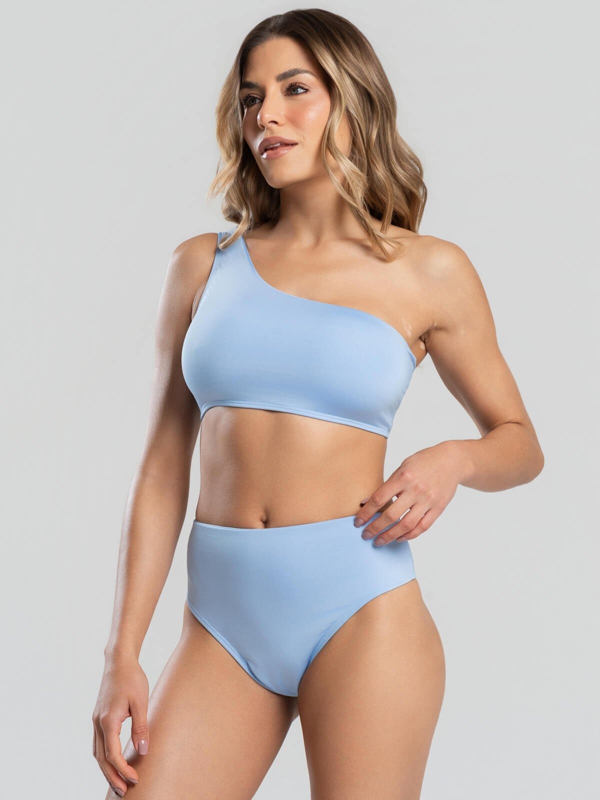 Imagem principal Biquini Um Ombro Só Hot Pant Serenity Vicbela azul