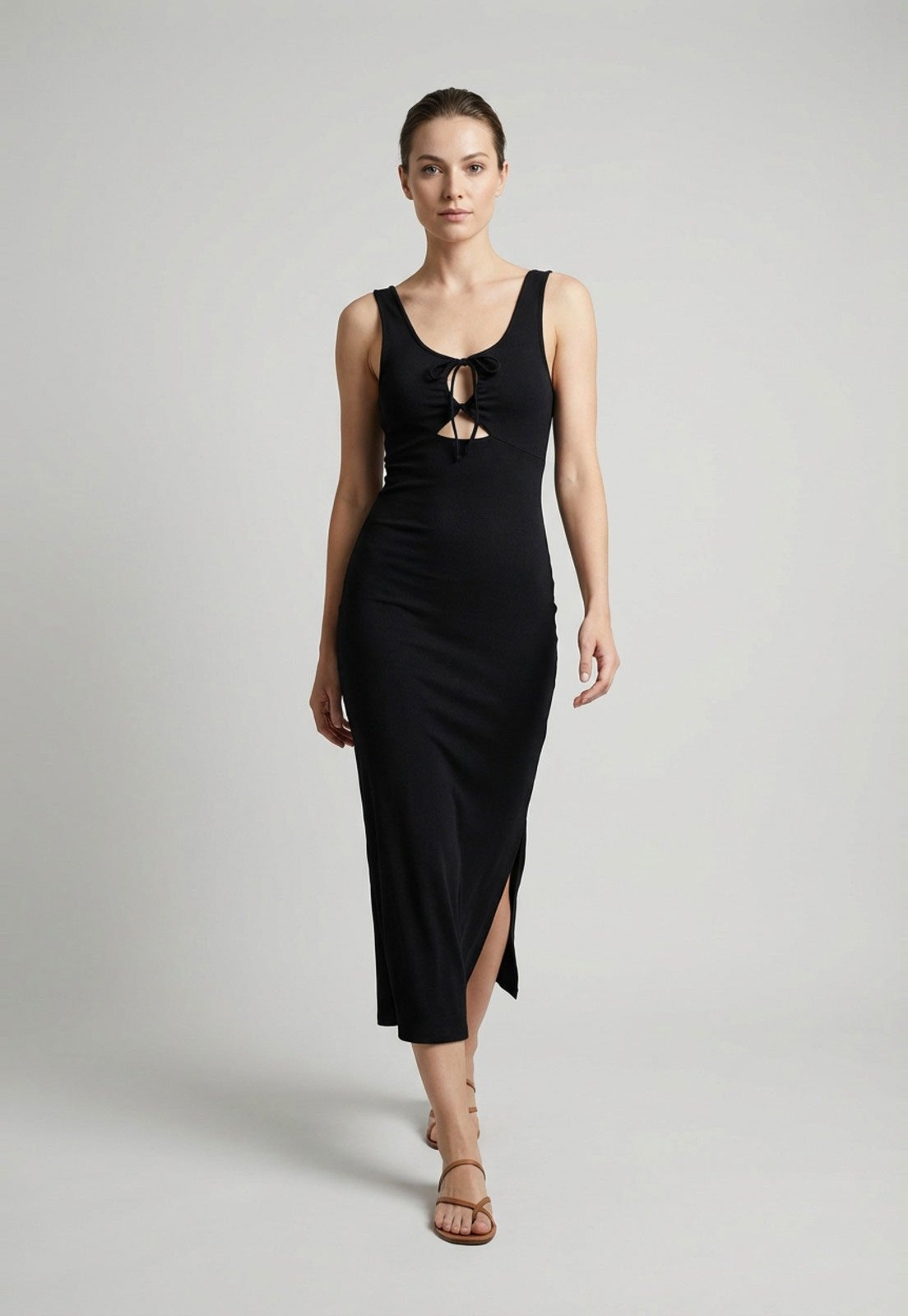 Imagem principal Vestido Feminino Billabong Lotta Love Midi Billabong preto