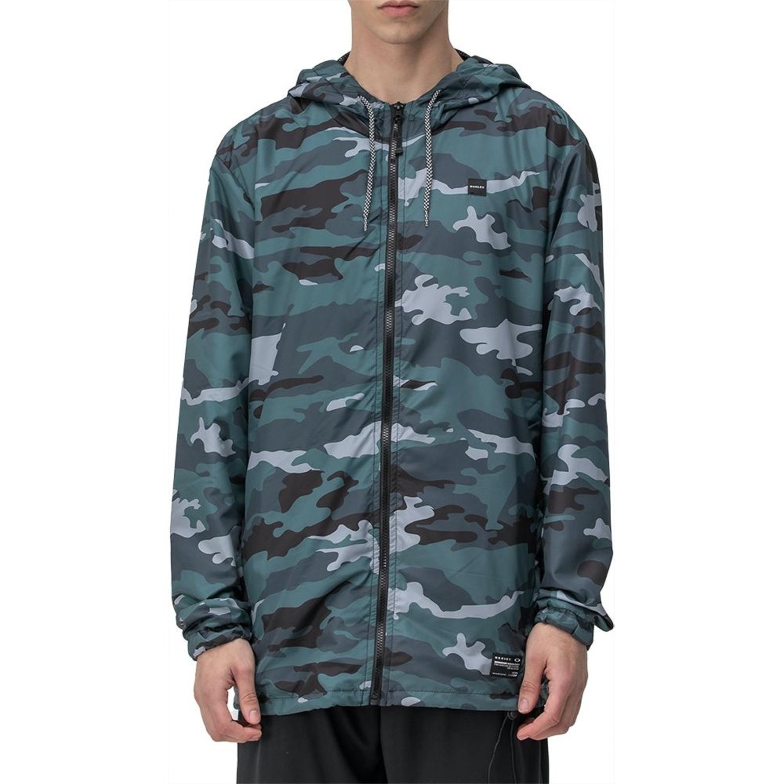 Imagem principal Jaqueta Oakley Camo Windbreaker II WT24 Masculina Blackout Oakley preto