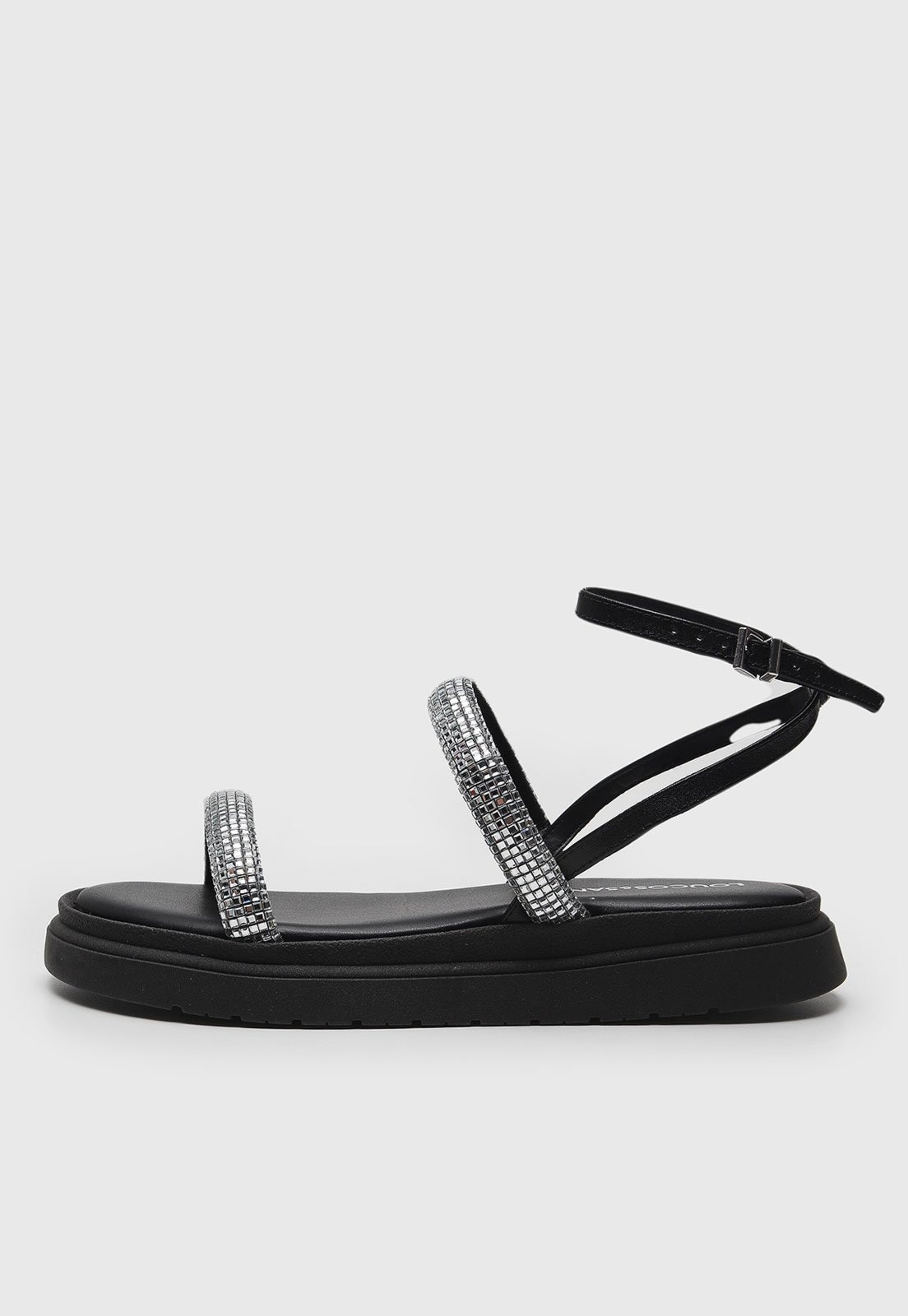 Imagem principal Rasteira Loucos E Santos Hotfix Preta Loucos e Santos preto