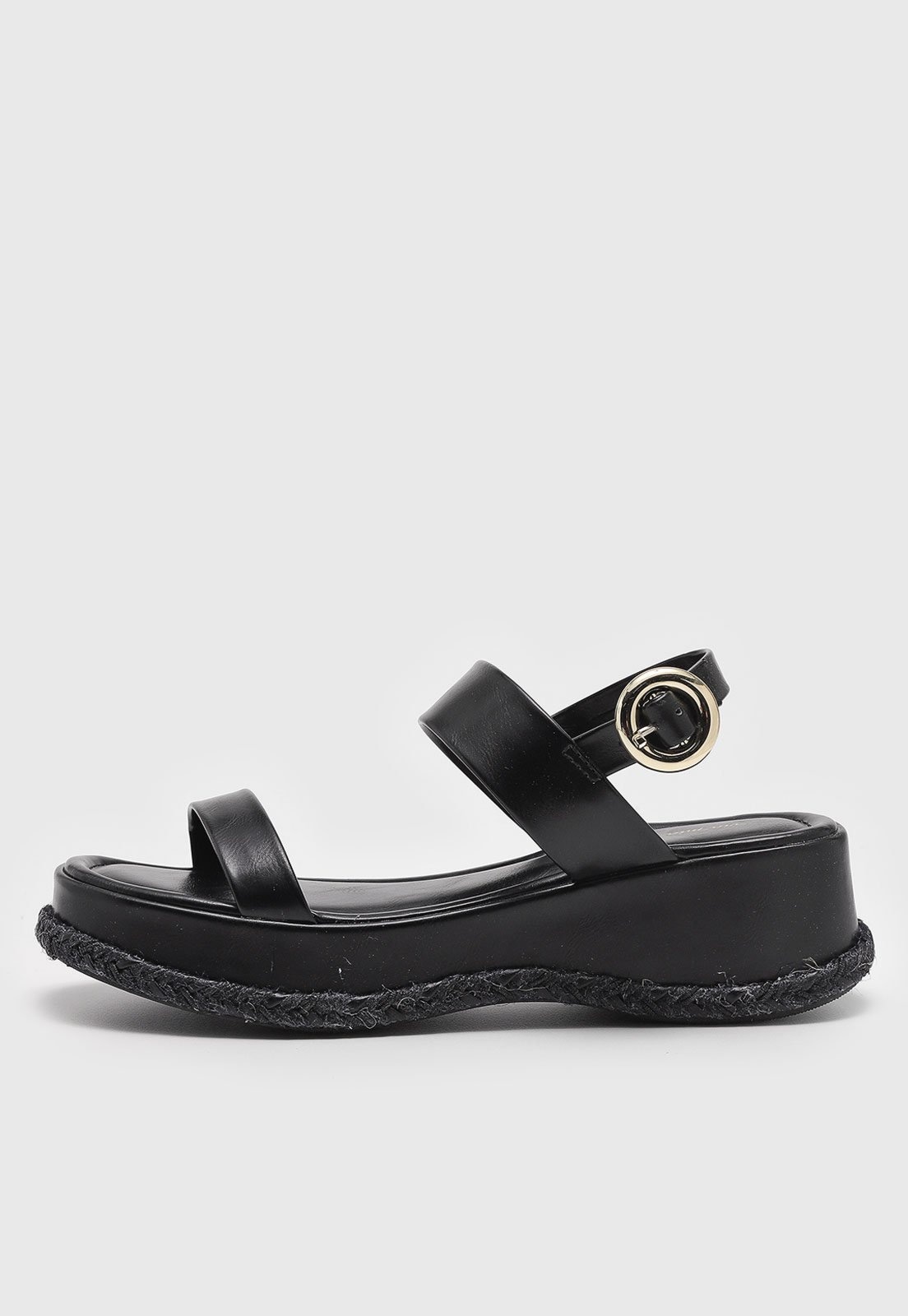 Imagem principal Sandália Flatform Via Mia Lisa Preta Via Mia preto