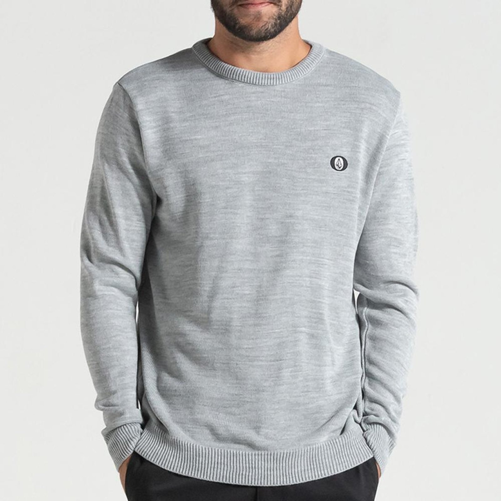 Imagem principal Tricot Volcom Dagger WT25 Masculino Mescla Volcom cinza