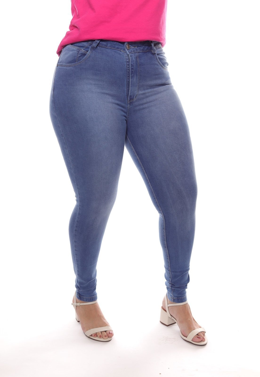 Imagem principal Calça Feminina Cigarrete Plus Size Crocker jeans