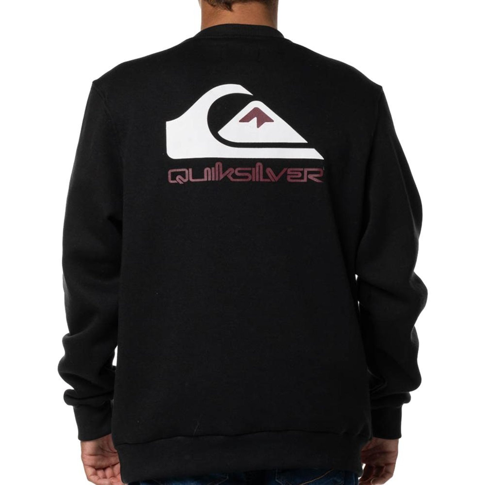 Imagem principal Moletom Quiksilver Careca Omni Logo WT24 Masculino Quiksilver preto