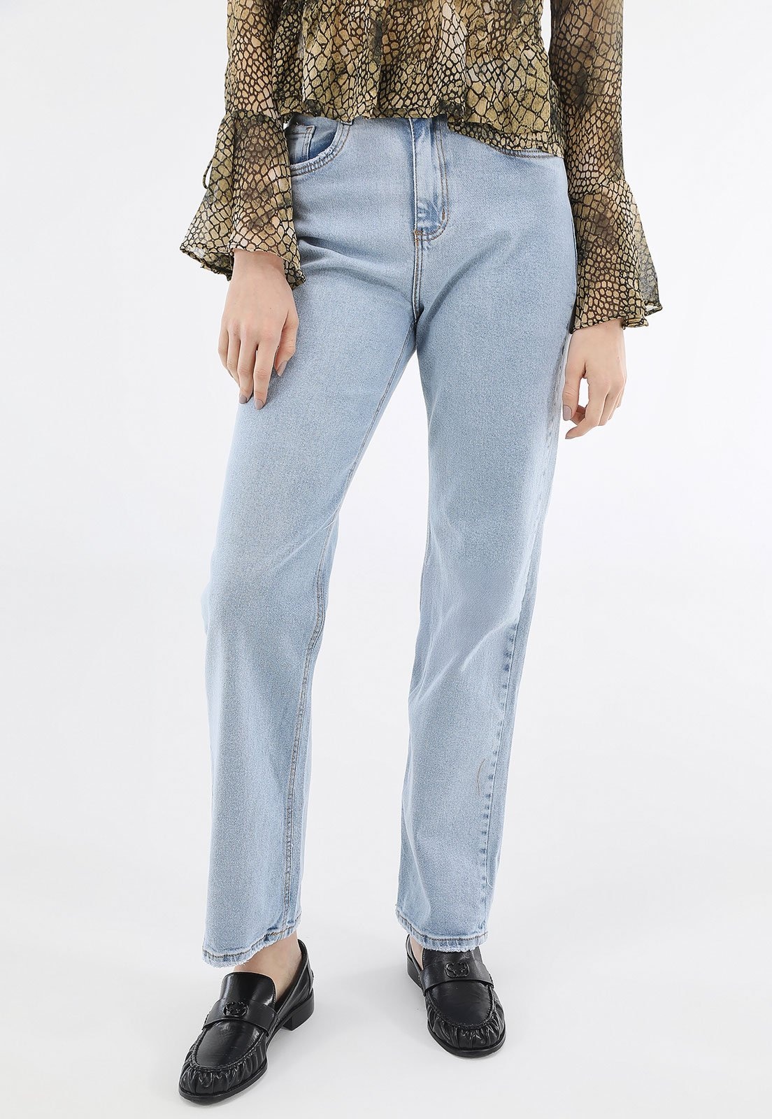 Imagem principal Calça Jeans Lez a Lez Reta Pocket Lez a Lez azul