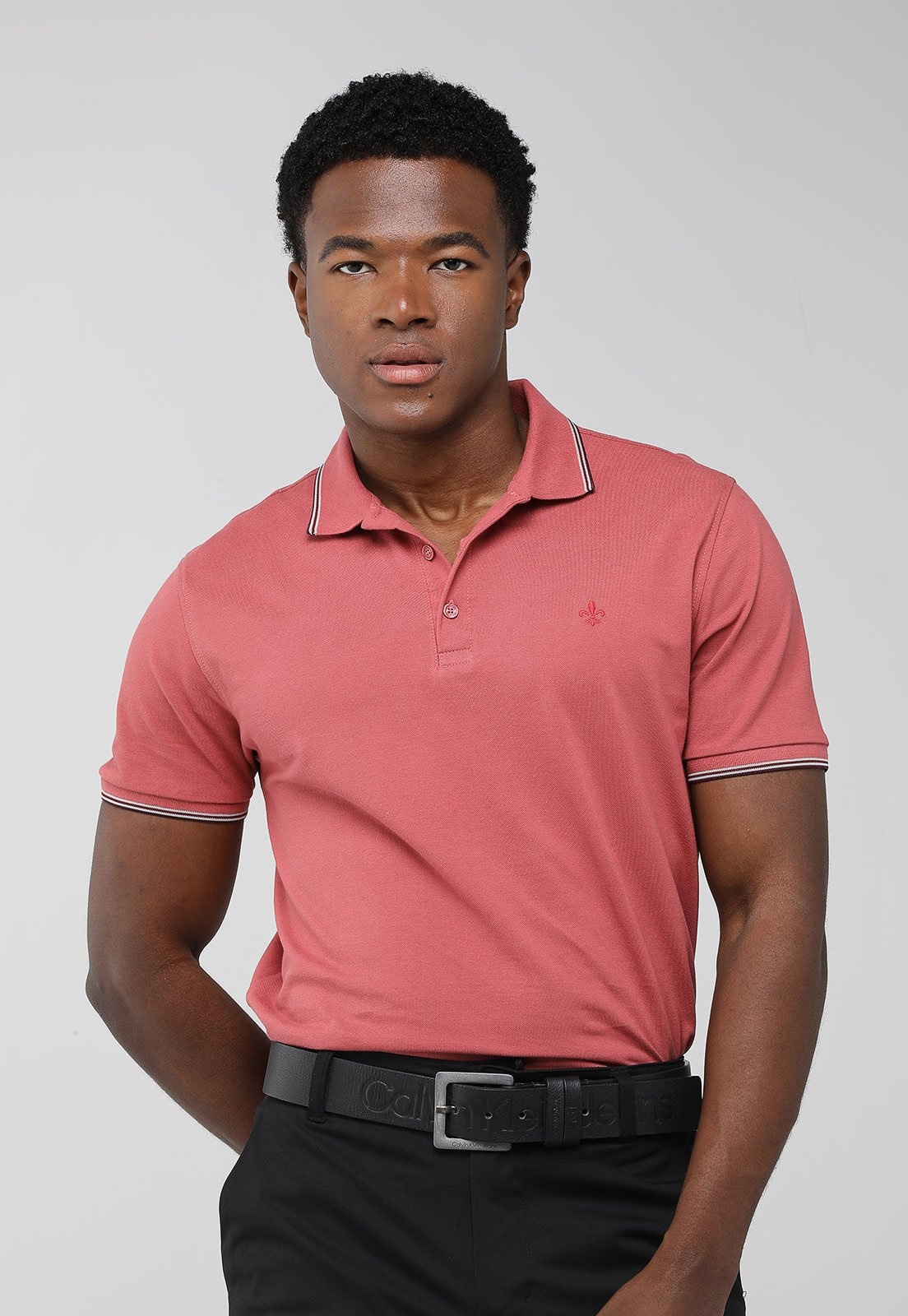 Imagem principal Polo Dudalina Clássica Manga Curta Dudalina rosa