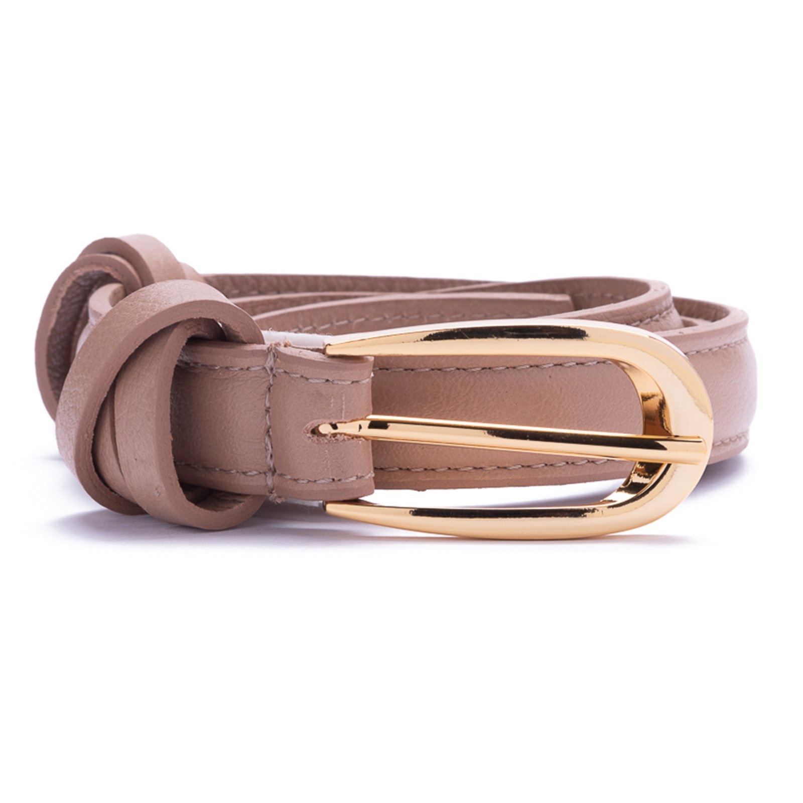 Imagem principal Cinto MY.NA Fivela Passante Couro Camomila MY.NA bege