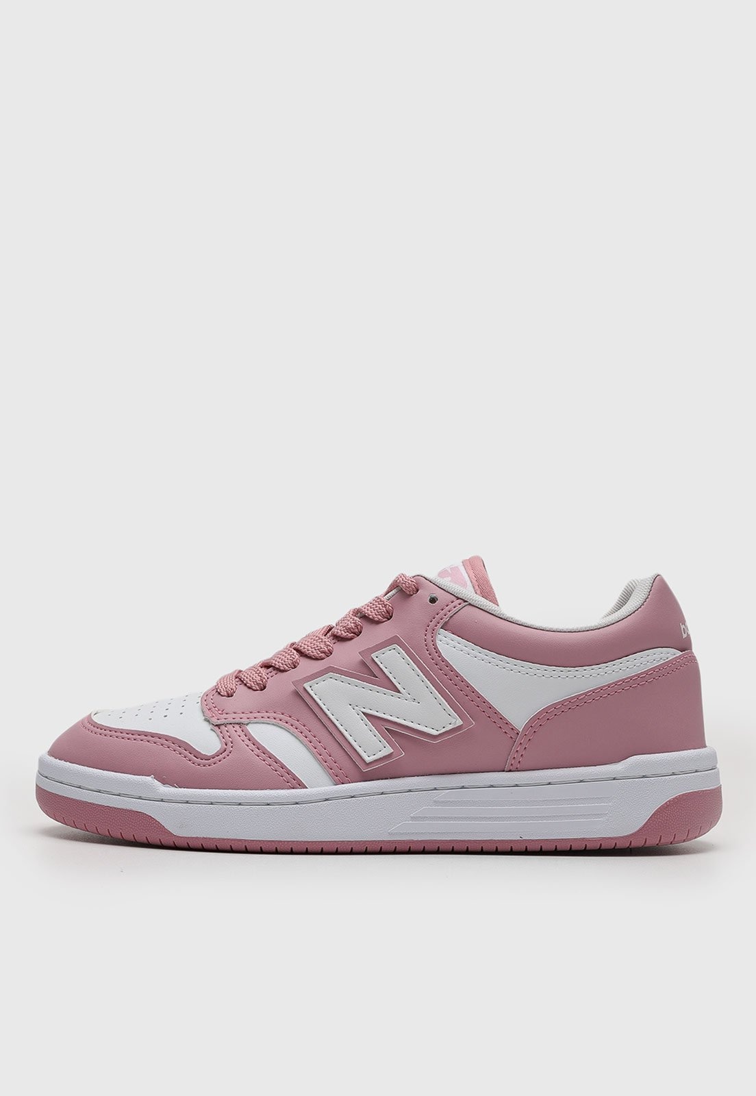 Imagem principal Tênis Feminino New Balance 480 Low e Branco New Balance rosa