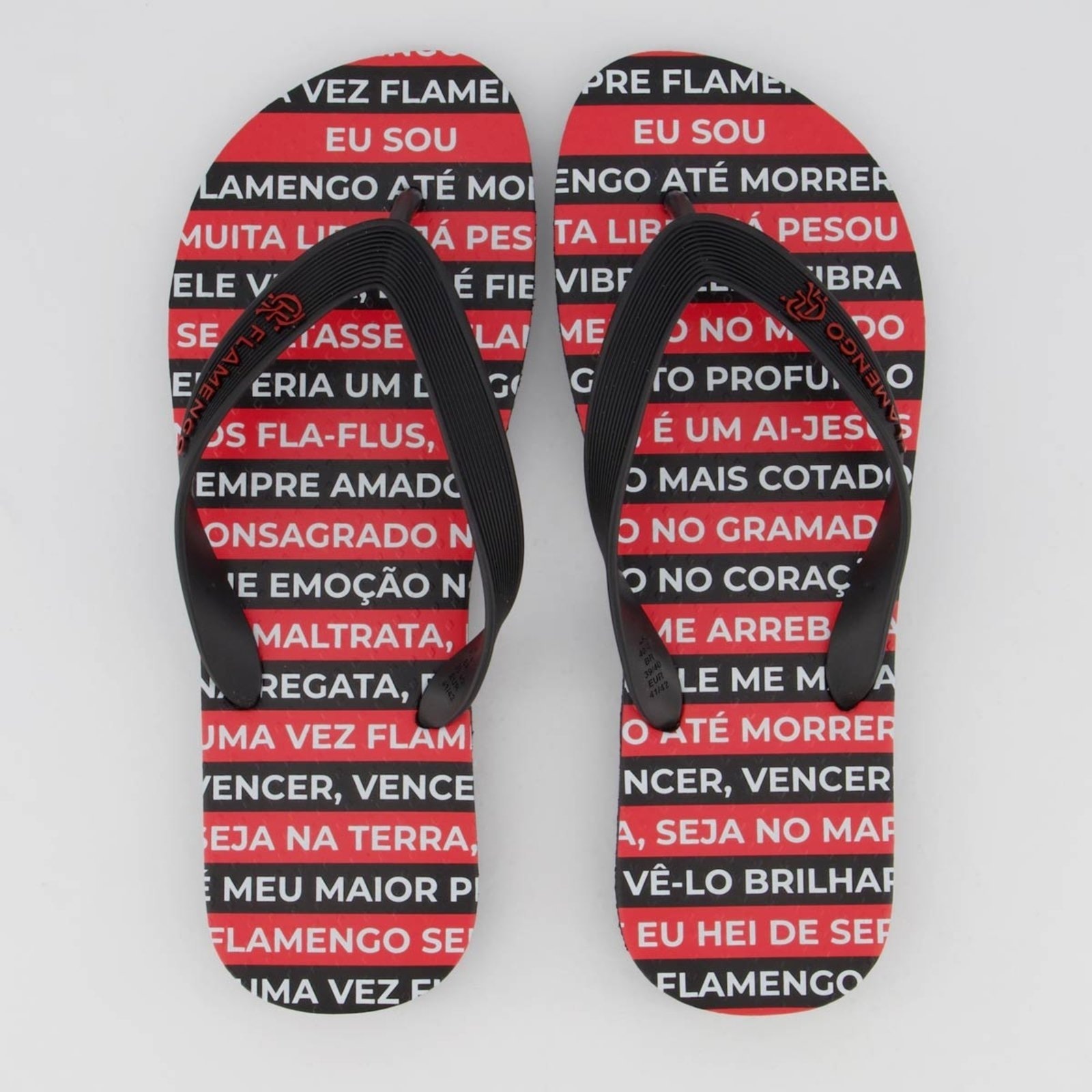 Imagem principal Chinelo Flamengo Escadaria da Gávea Neorubber preto