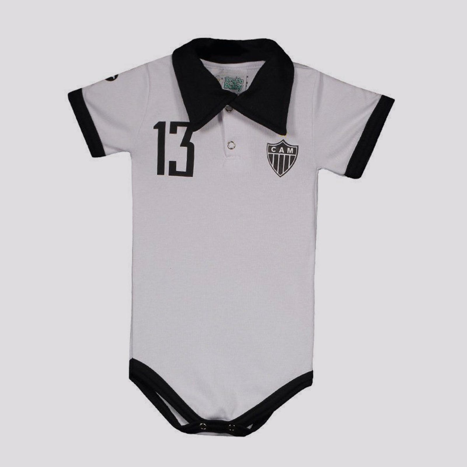 Imagem principal Body Polo Atlético Mineiro Torcida Baby branco