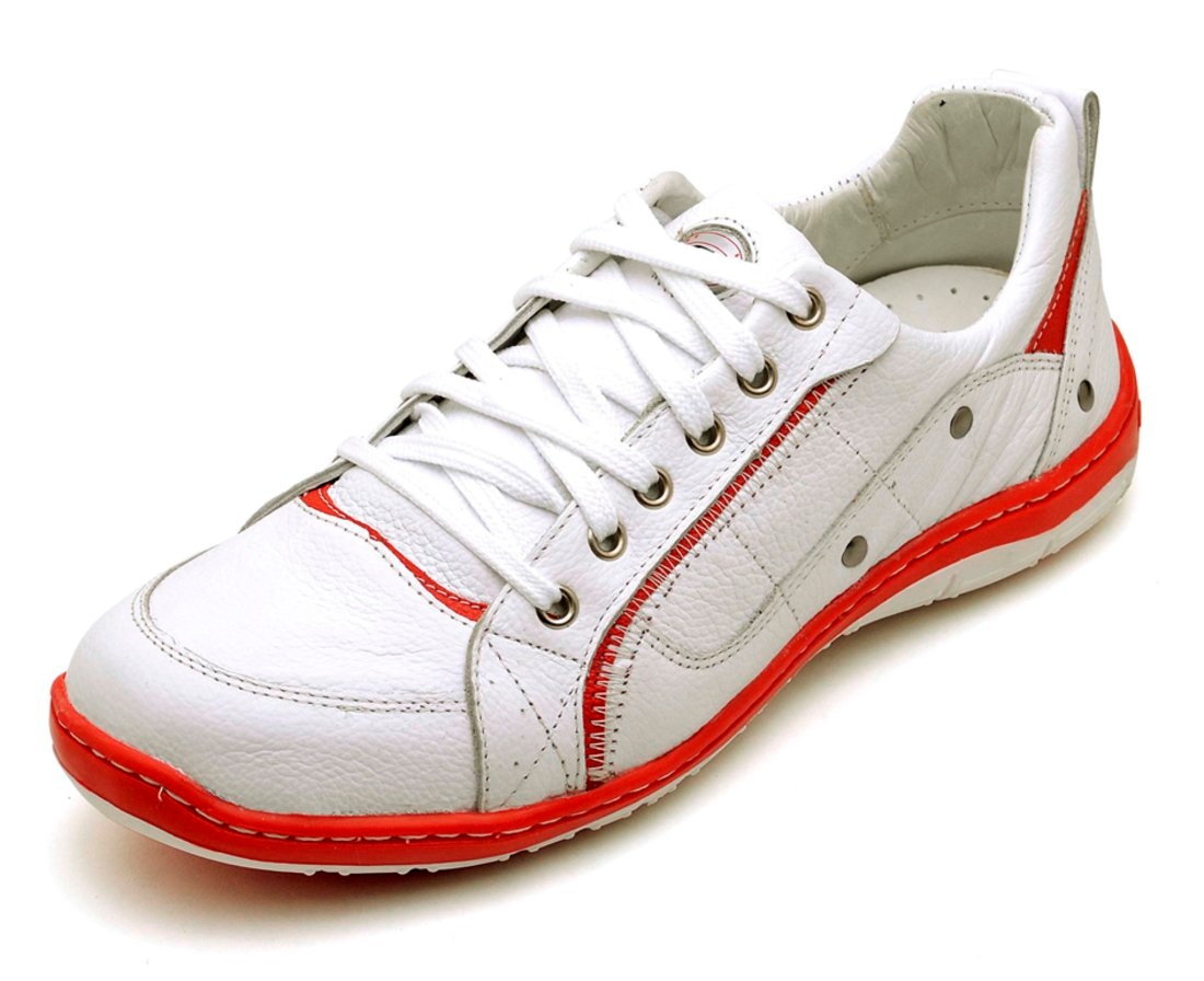 Imagem principal Tênis Esportivo Clube do Sapato de Franca Wimbledon Vermelho Clube do Sapato de Franca branco