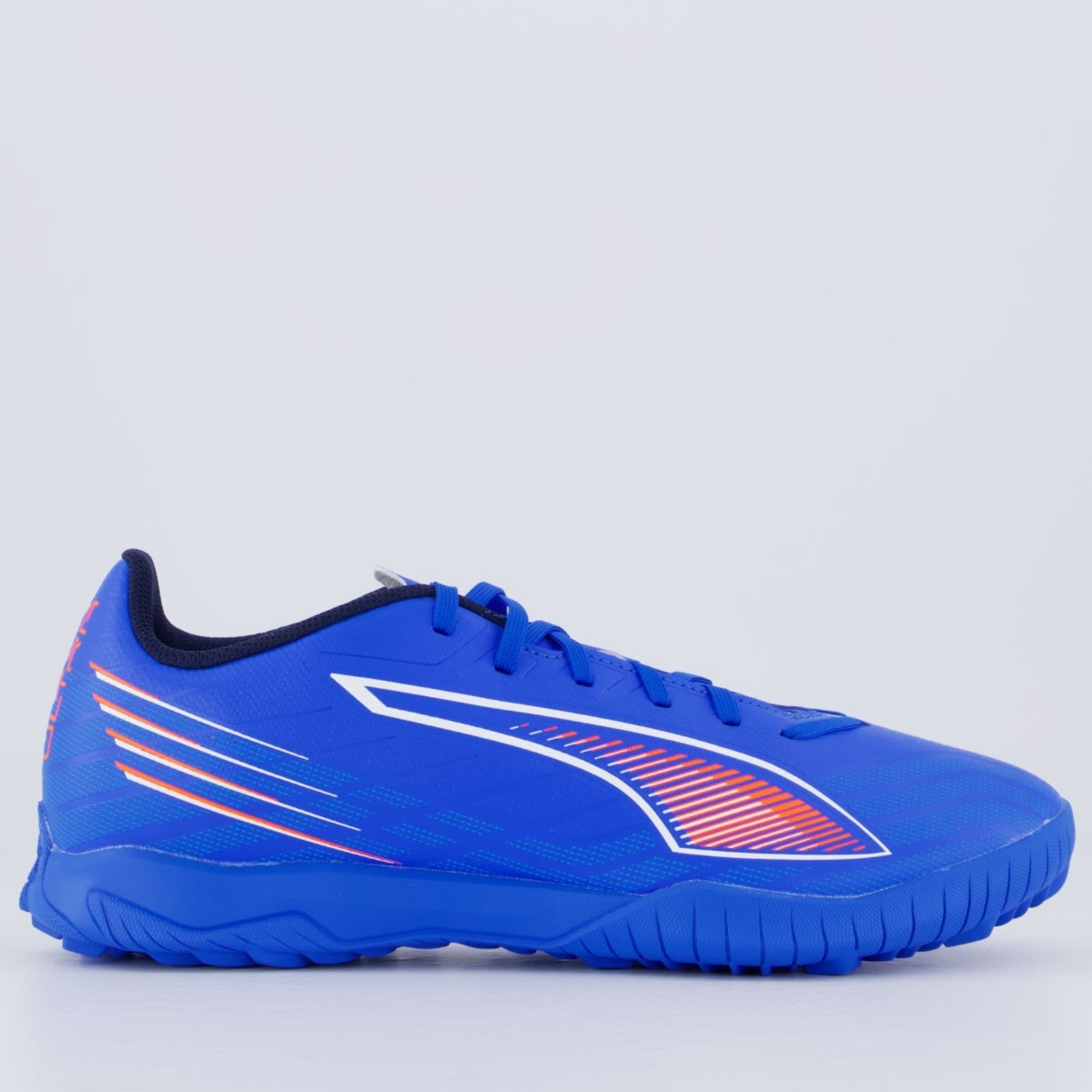 Imagem principal Chuteira Puma Ultra 6 Play TT Society e Laranja Puma azul