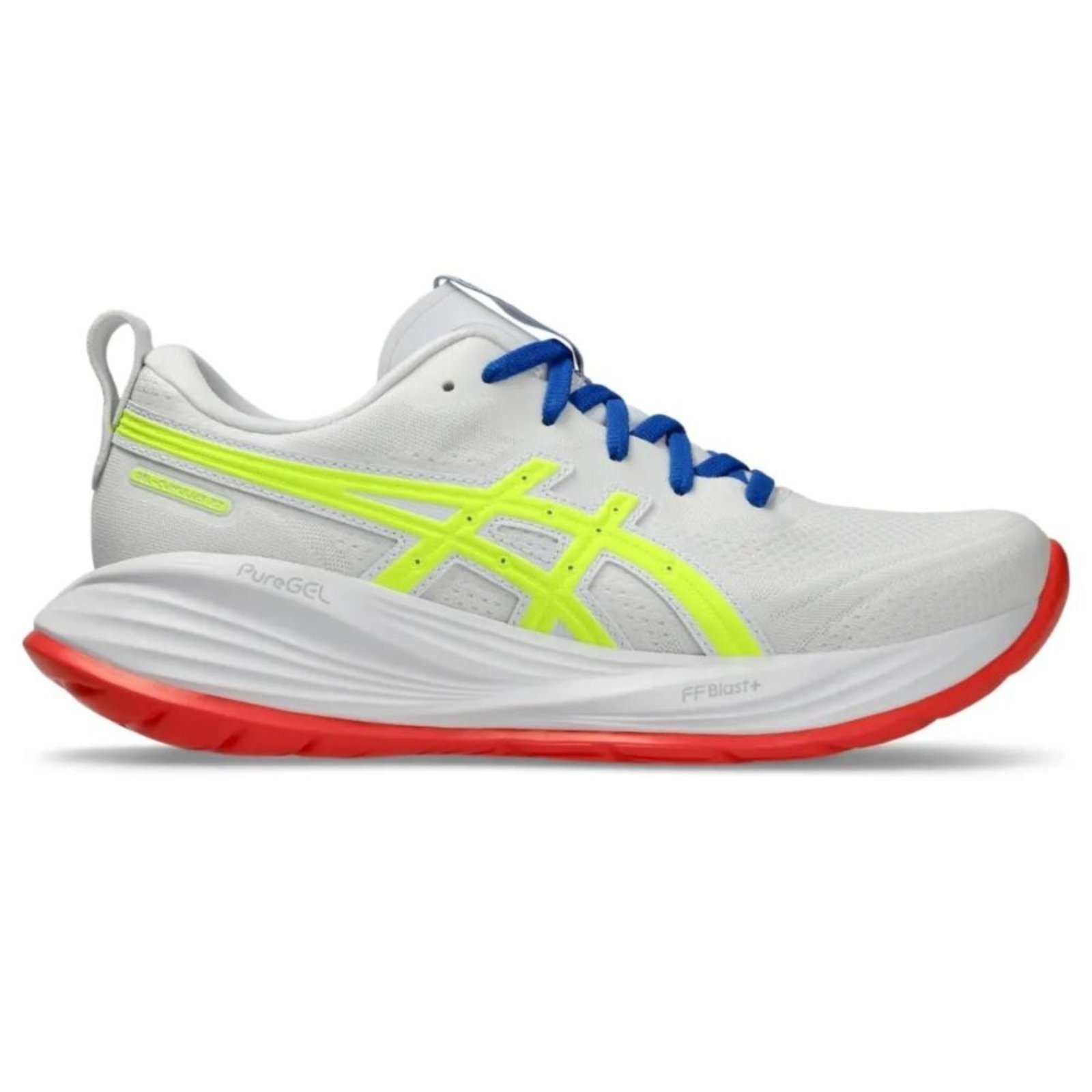 Imagem principal Tênis Feminino Asics GEL Cumulus 27 Running 1012B906-100 Amarelo ASICS branco