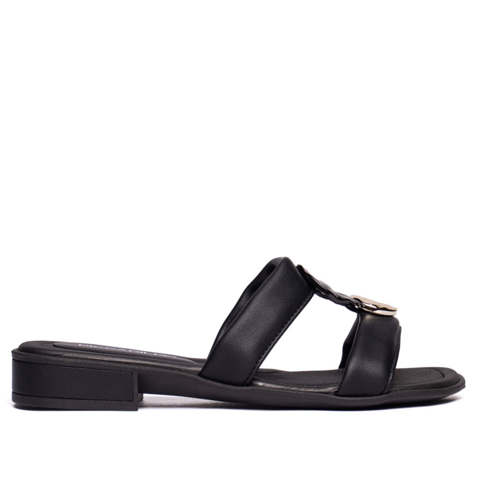 Imagem principal Tamanco Feminino Piccadilly Wide Fit Salto Baixo Piccadilly preto