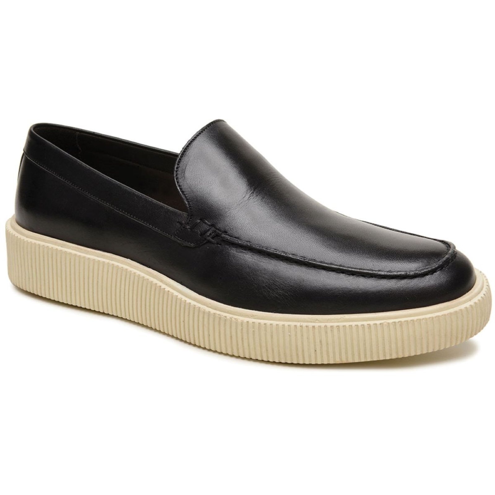Imagem principal Sapato Masculino A. Andrade Casual Social Couro Slip On Derby Sola Alta Conforto Anna Andrade preto