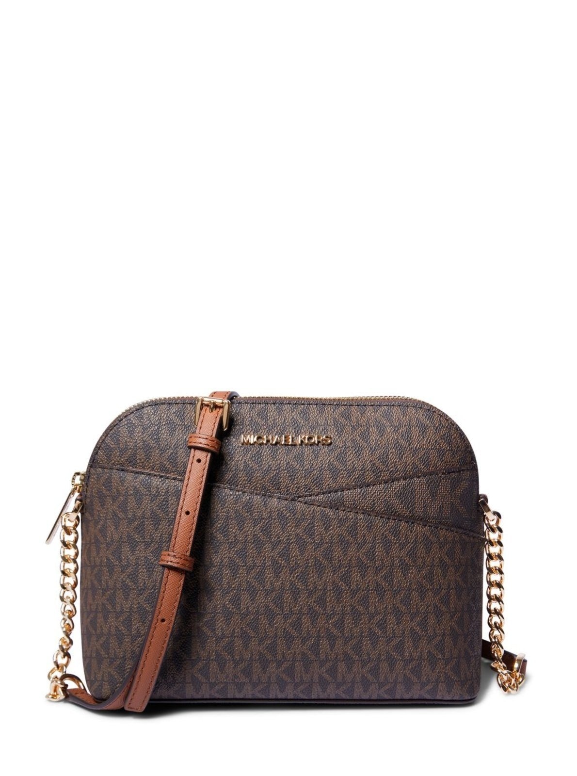 Imagem principal Bolsa Transversal Jet Set Logo Pequena 35F1gtvc6b200 Michael Kors marrom